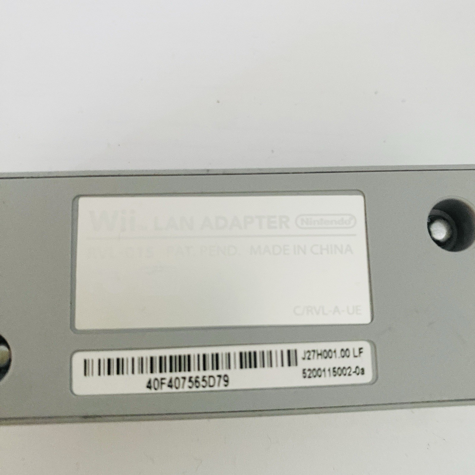 Nintendo Wii LAN Adapter RVL-015 Official USB Wired Internet Tested