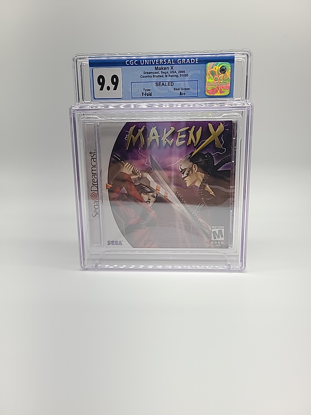 Maken X CGC 9.9 A++ Sega Dreamcast Graded Sealed Not WATA, VGA, PSA