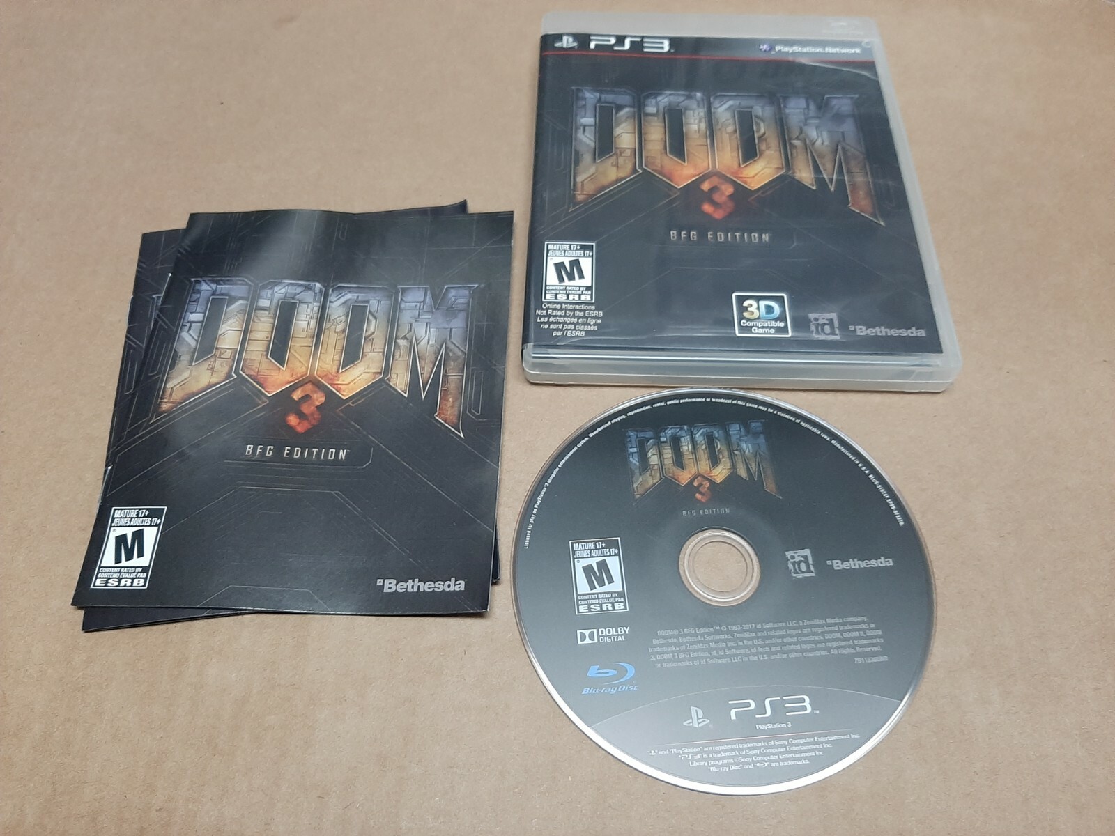 Doom 3 — BFG Edition (Sony PlayStation 3, 2012)