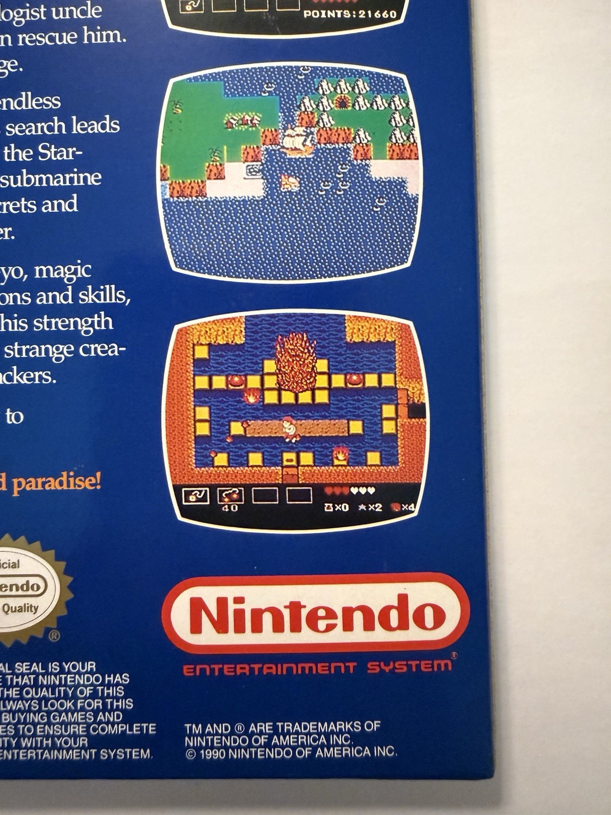 StarTropics Nintendo NES CIB – Promotional Offer Not For Resale