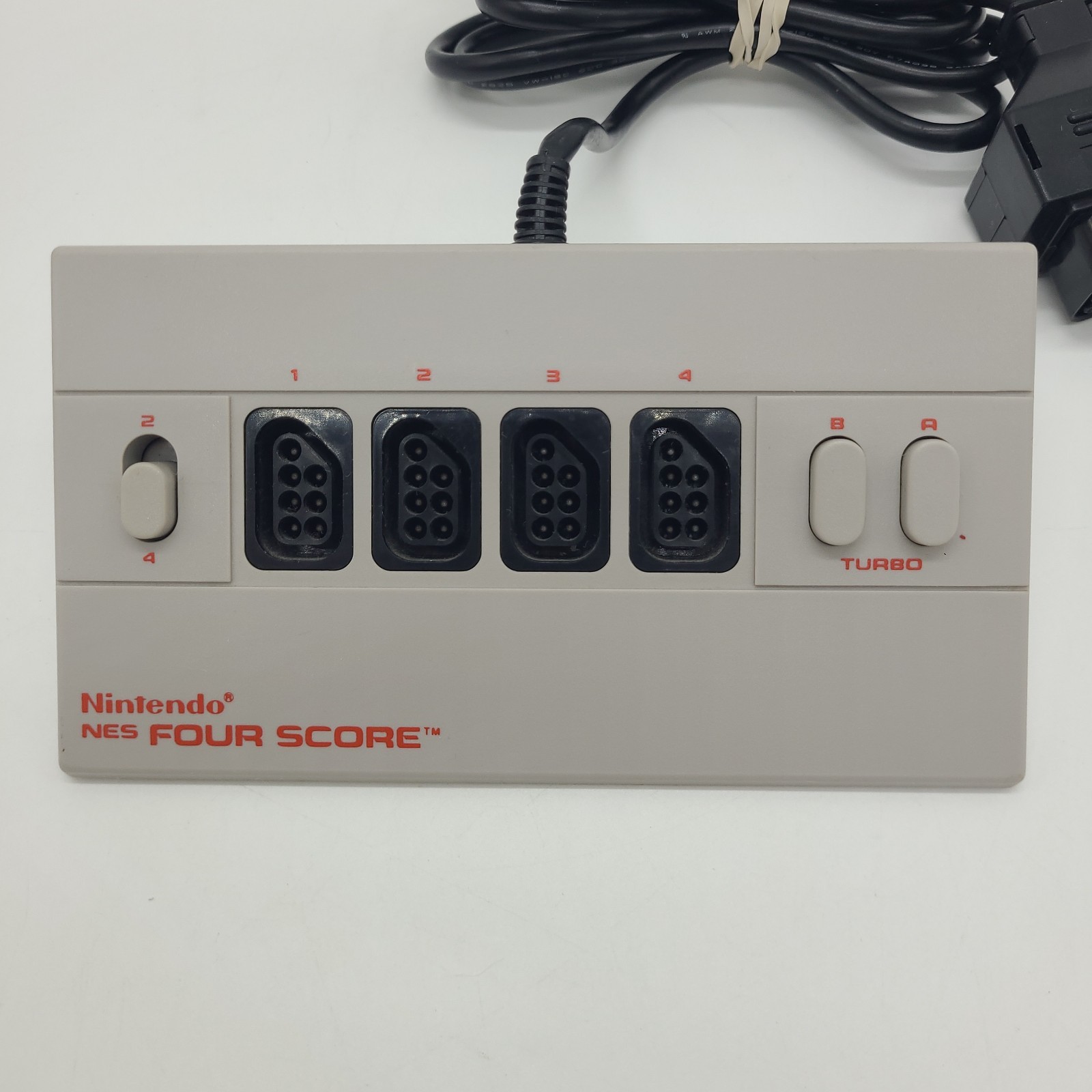 Nintendo NES Four Score NES-034 Multiplayer Adapter OEM Tested