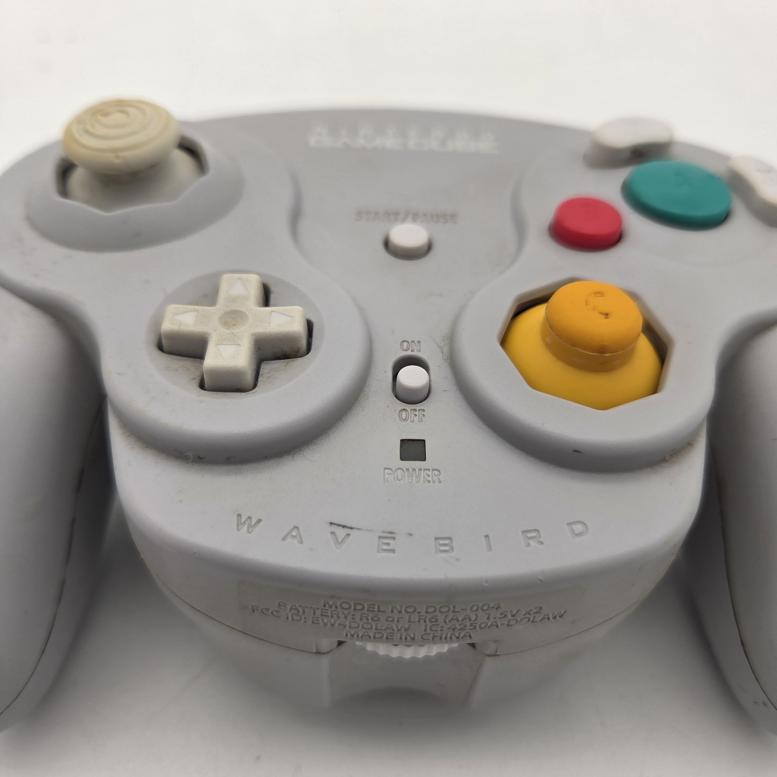Nintendo Gamecube GC Wavebird Controller Gray NO DONGLE Lot Of 2 – Tested