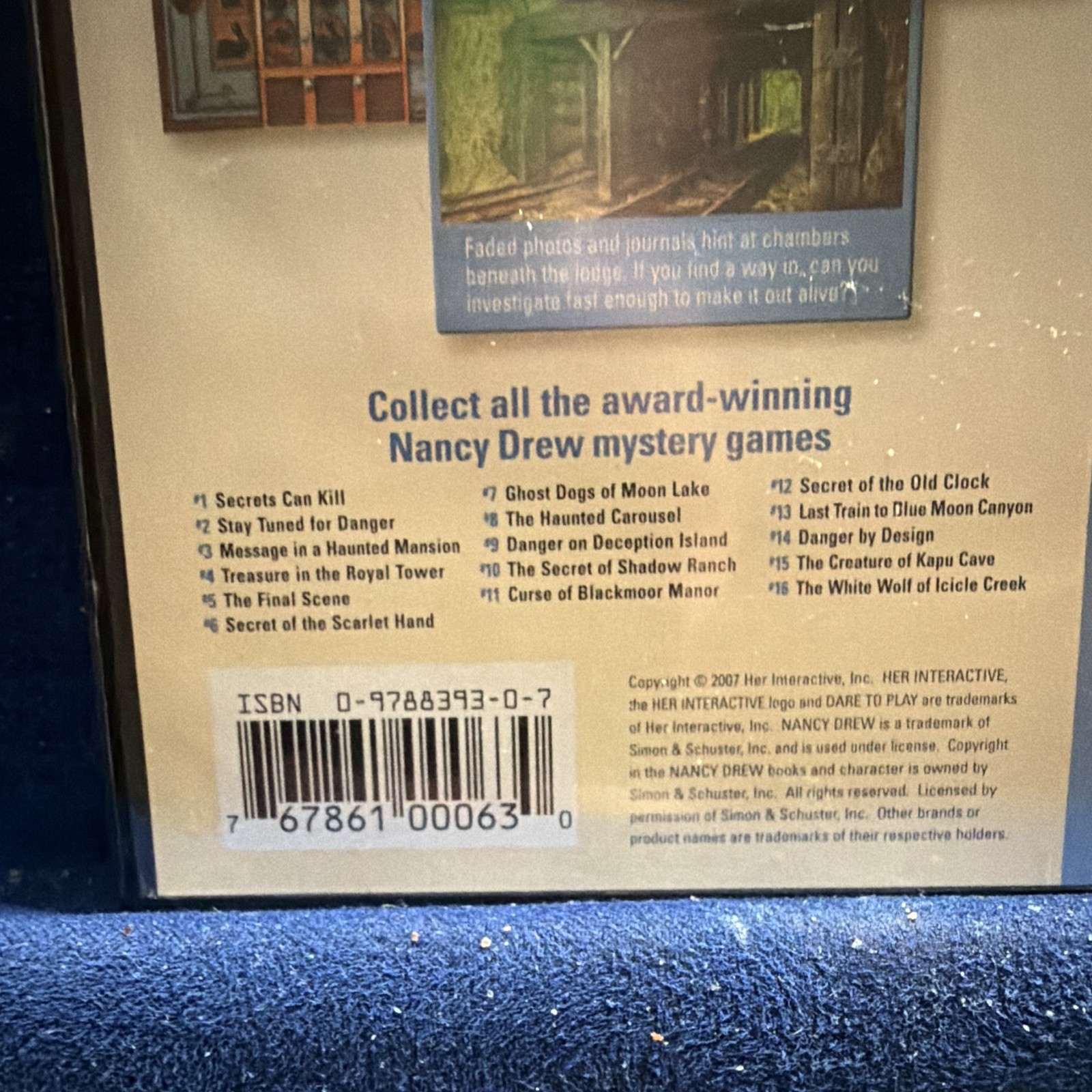 Her Interactive Nancy Drew: White Wolf of Icicle Creek PC CD-ROM E