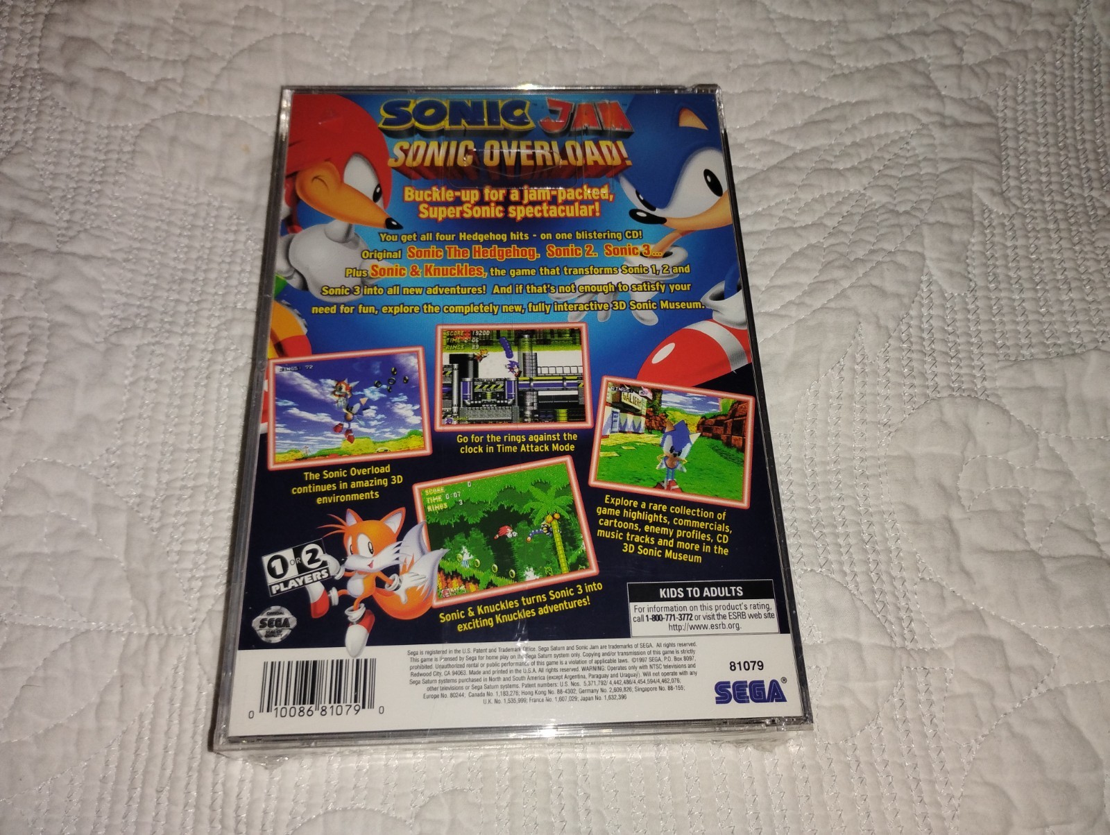 Sonic Jam New Sealed for Sega Saturn Game is NTSC-USA
