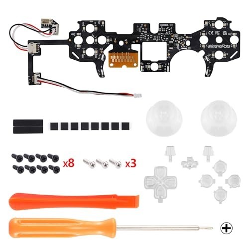 Multi-Color LED D-Pad Thumbstick & Face Buttons Kit for PS5 Controller – 9 Modes