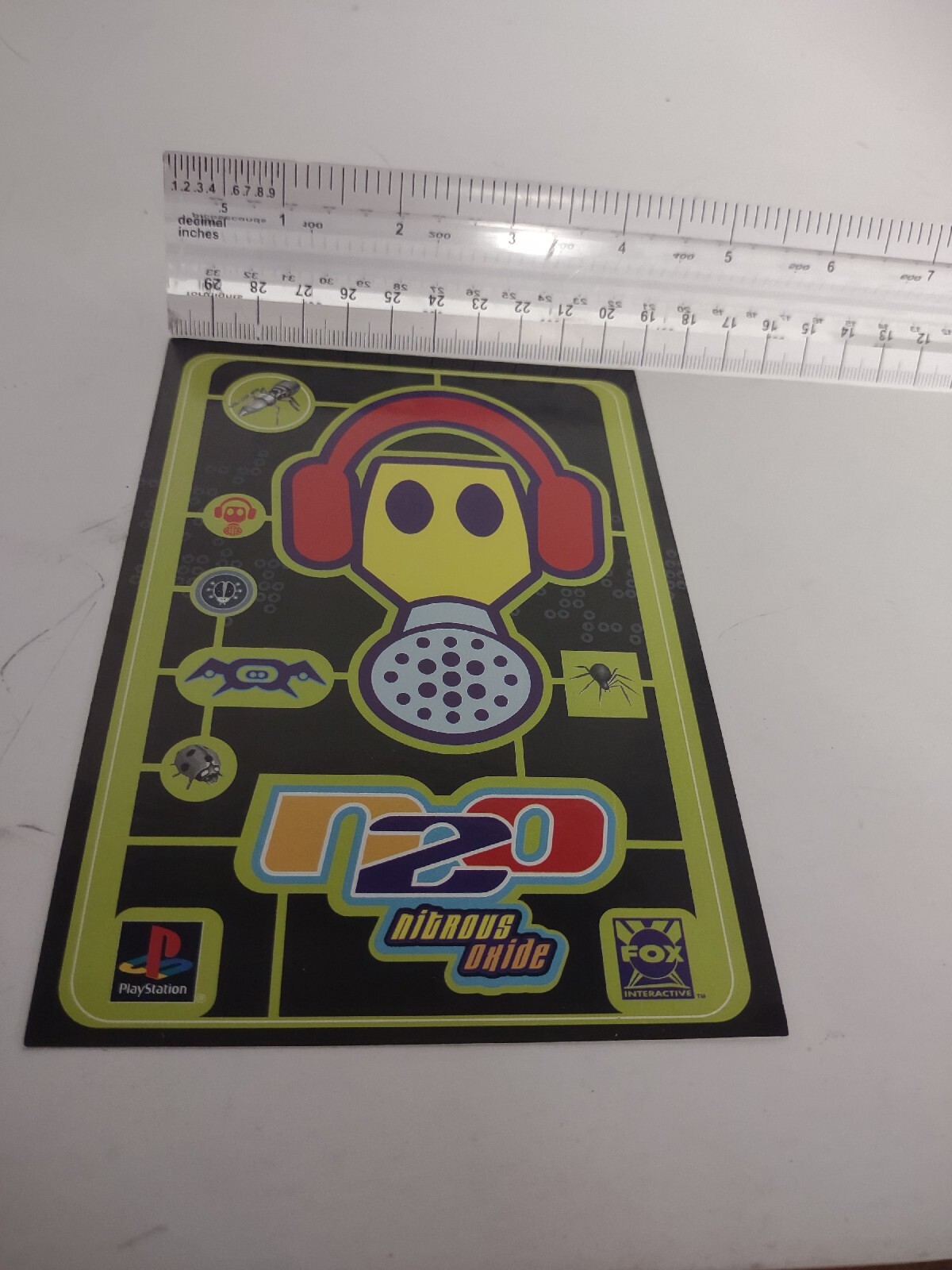 n2o Nitrous Oxide, Crystal Method, Playstation, Rare Promo Postcard 1998