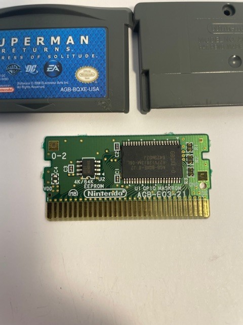 Superman Returns (GameBoy Advance GBA) Tested Cleaned Working