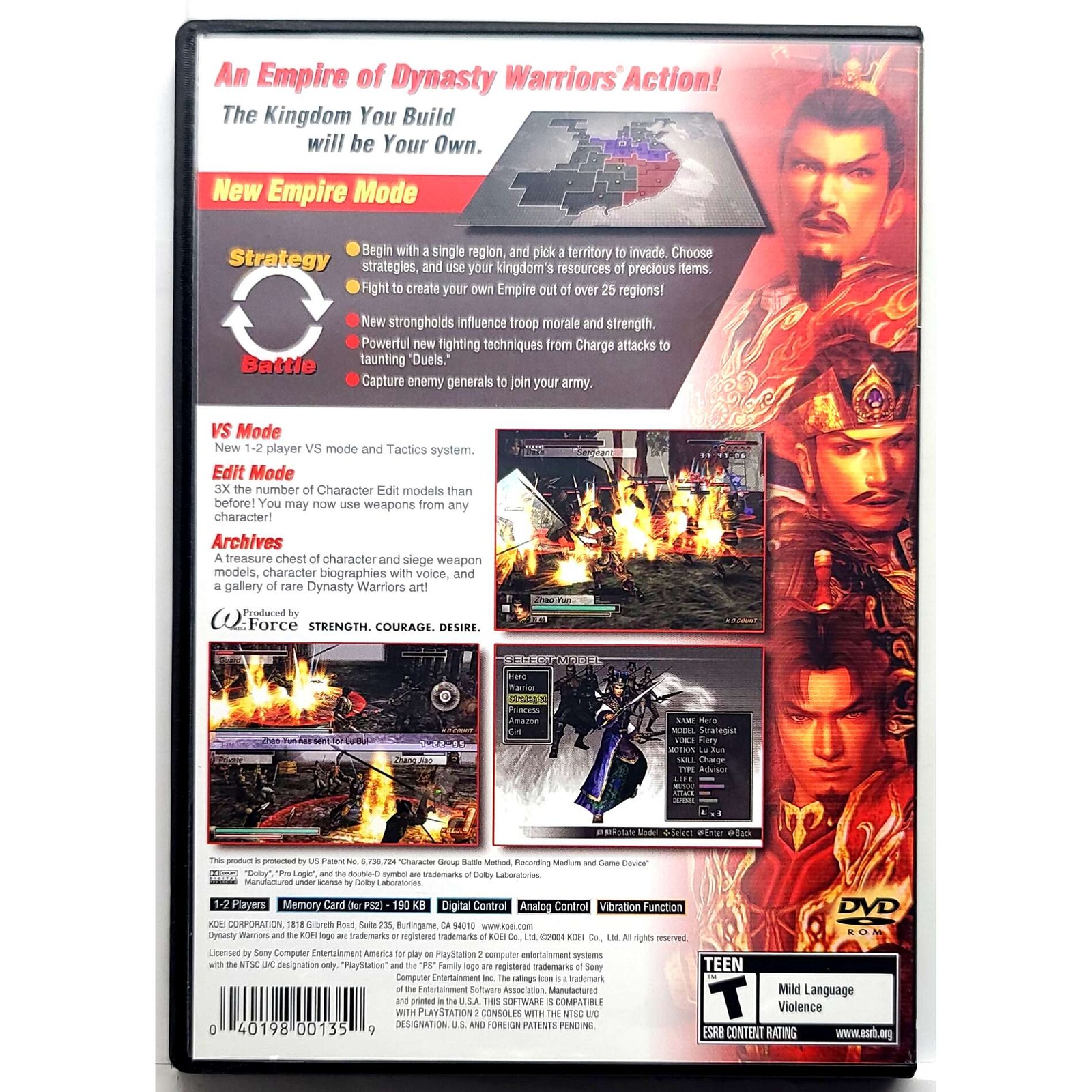 Dynasty Warriors 4 Empires – Sony Playstation 2 PS2 Pristine Tested 1Y Guarantee