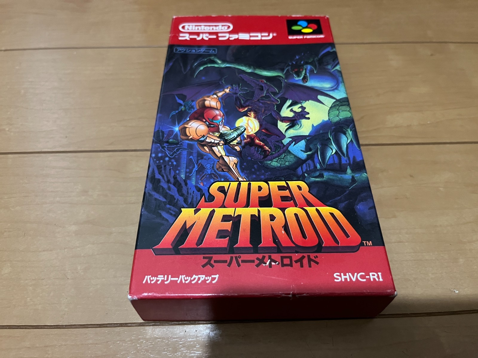 Super Metroid Japan Super Famicom SNES BOX and Manual