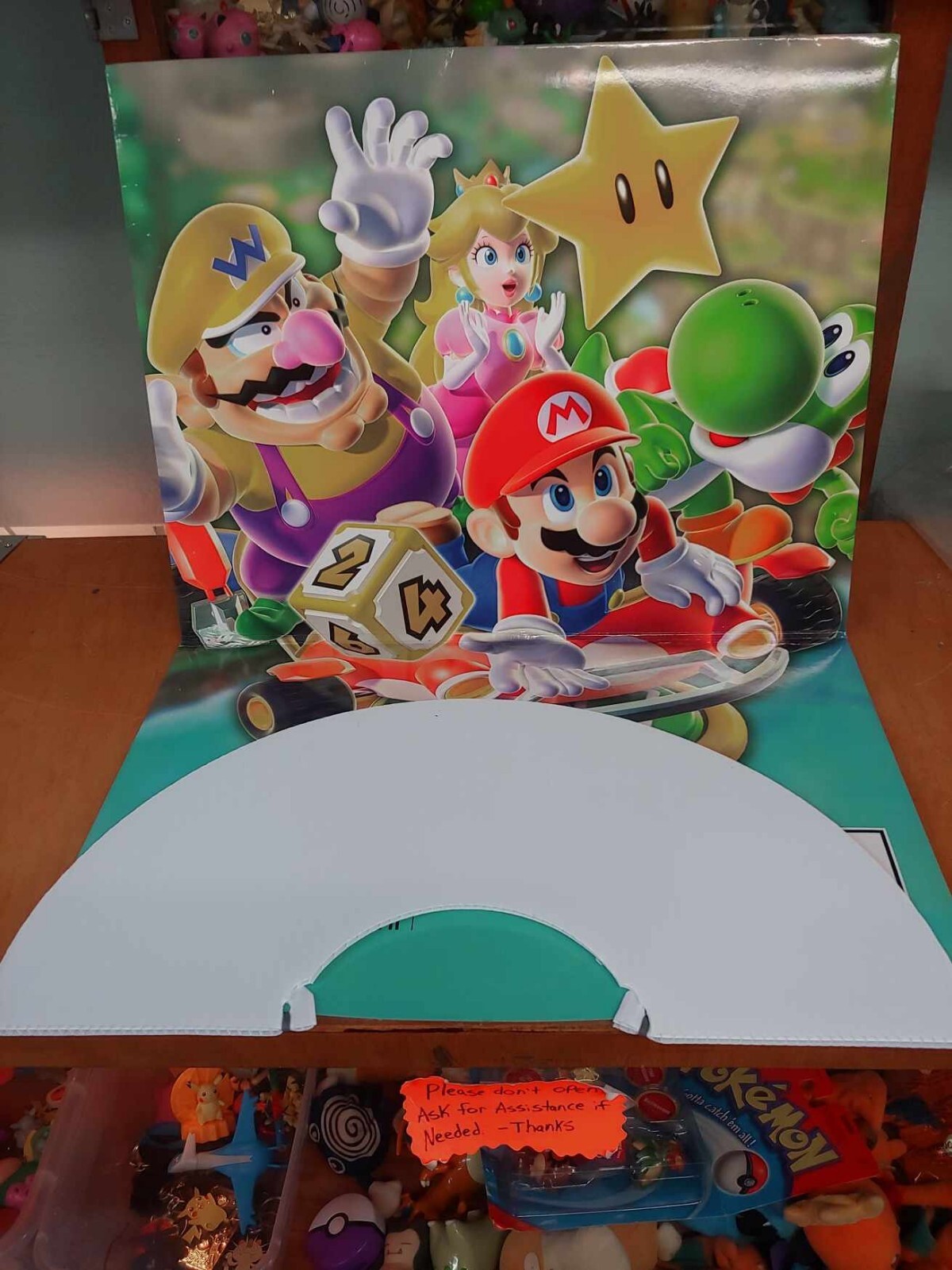 *Unused* MARIO PARTY 9 Merchandising 5 ft STANDEE Advertising Nintendo Wii 2012
