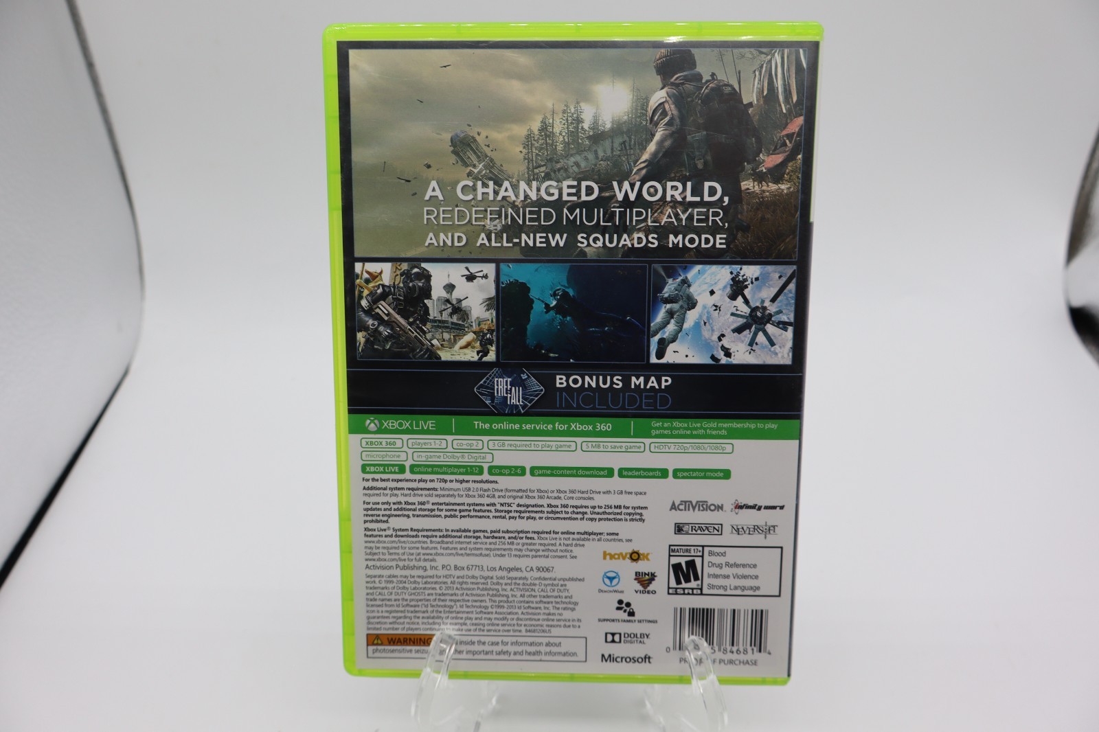 Call of Duty: Ghosts (Xbox 360, 2013) Complete w/ Manual – Tested Working