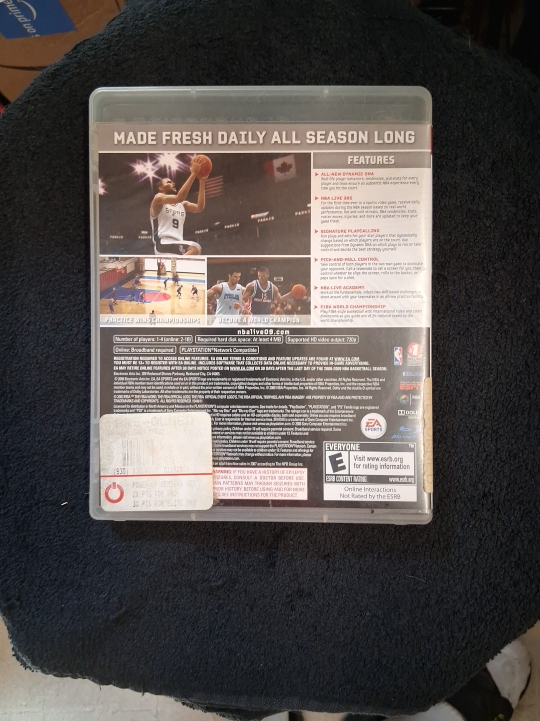 NBA Live 09 – Playstation 3 (PS3) | CiB – Tested