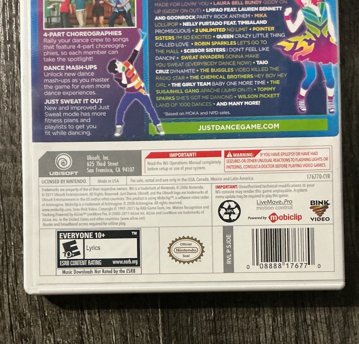 Just Dance 3 (Nintendo Wii, 2011) Complete in Box Tested & Working!