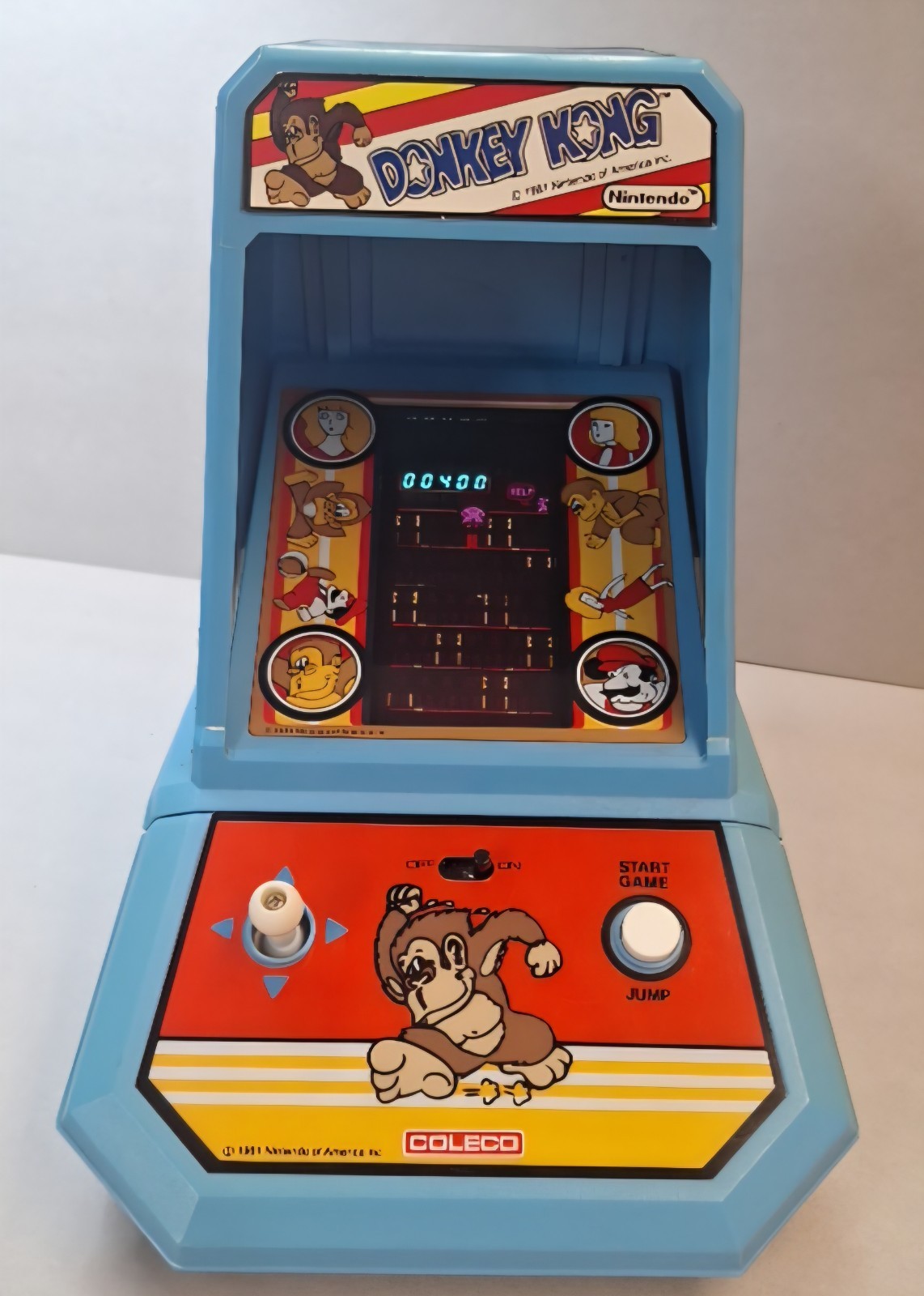 Vintage 1981 Coleco – Donkey Kong Mini Tabletop Arcade Game Nintendo WORKS