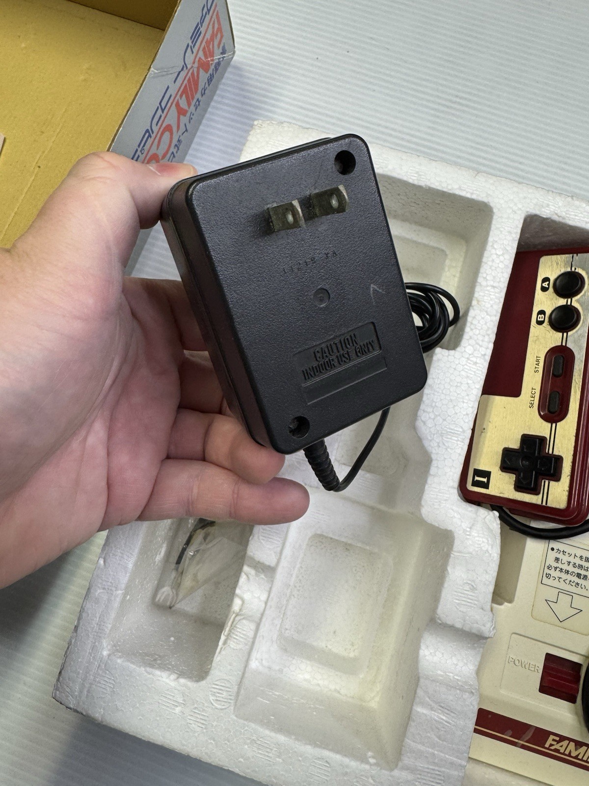 Famicom Console System HVC-001 Nintendo FC Japan With Box and Manuals
