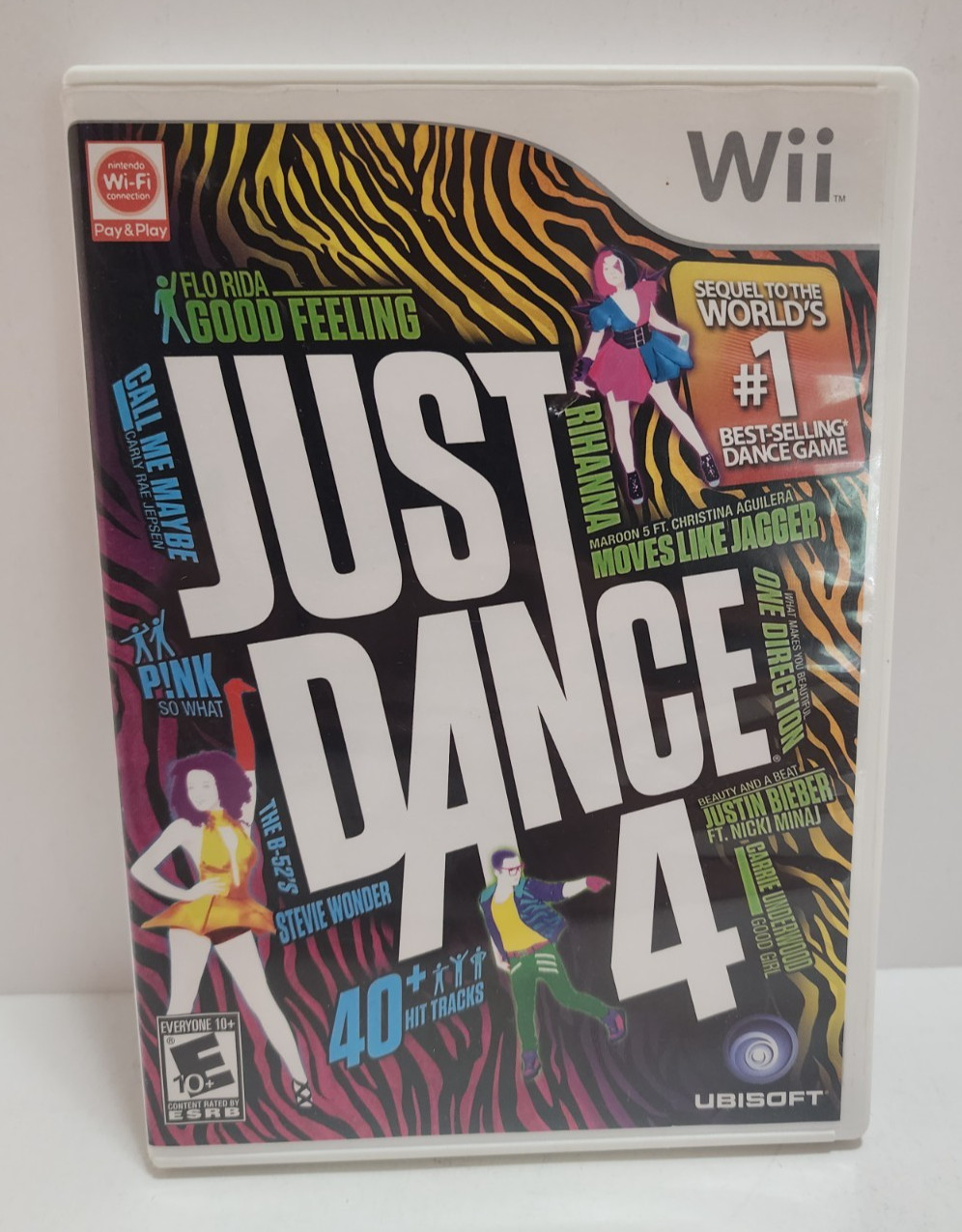 Just Dance 4 Ubisoft Nintendo Wii Game Complete CIB Tested Working READ