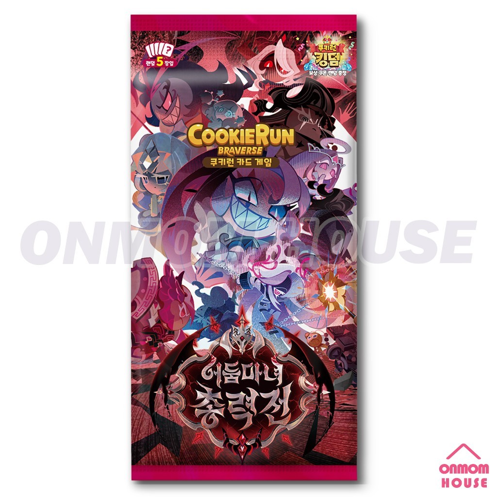 Pre-Order CookieRun Braverse TCG Booster Box Vol.11 Dark Witch Total War Korean