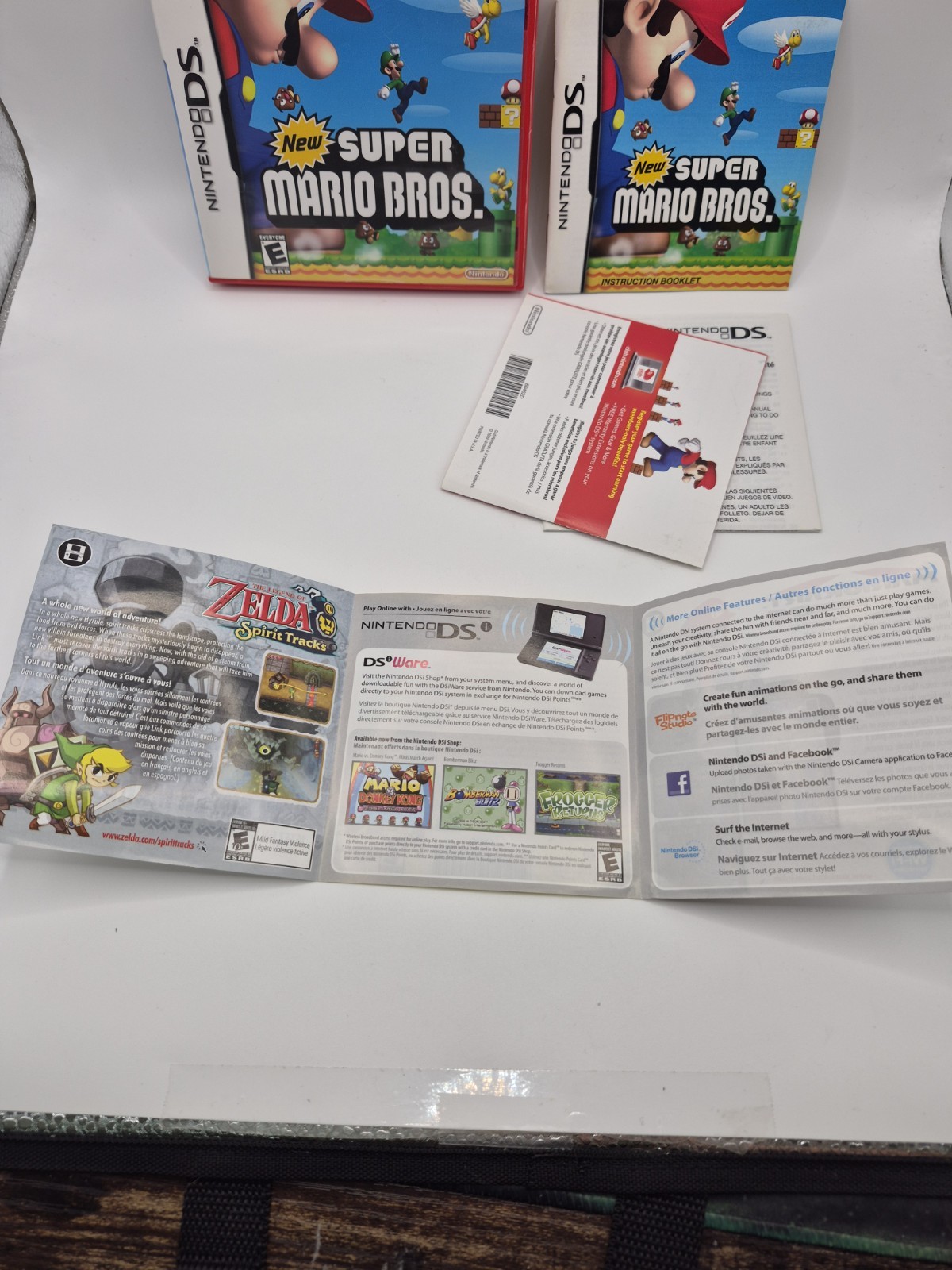New Super Mario Bros. (Nintendo DS, 2006) Tested CIB W/ Inserts Mint Retro Rare