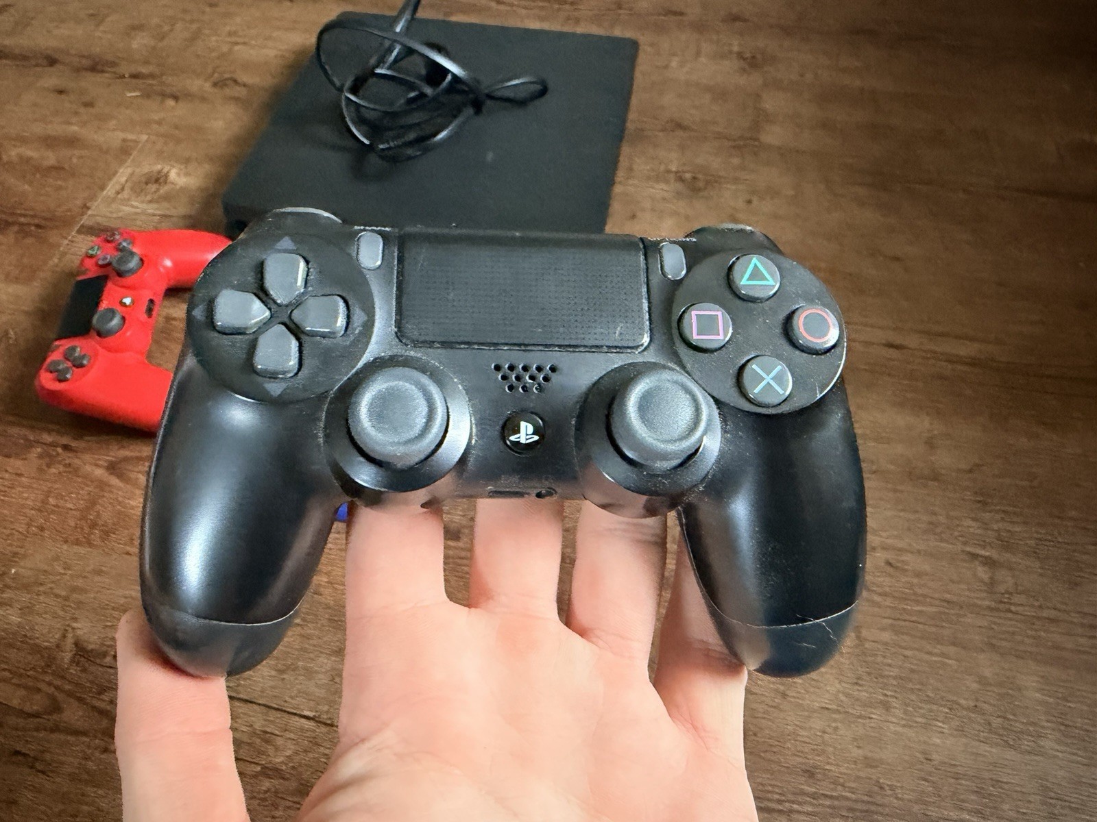 Sony PlayStation 4 500gb Jet Black Console With Two Controllers and 2k 23