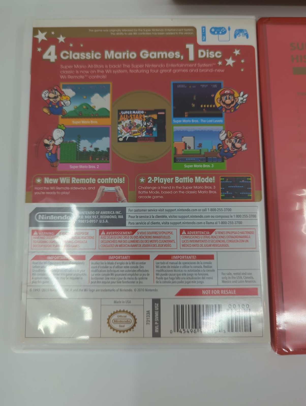 Super Mario All-Stars — Limited Edition (Nintendo Wii, 2010) – Complete In Box!