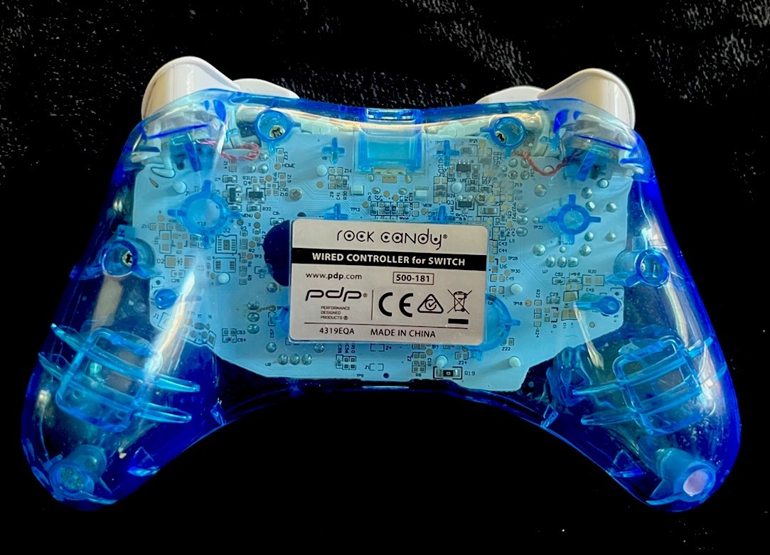 Nintendo Switch OEM Wireless Turbo Controller Clear Turquoise Blue