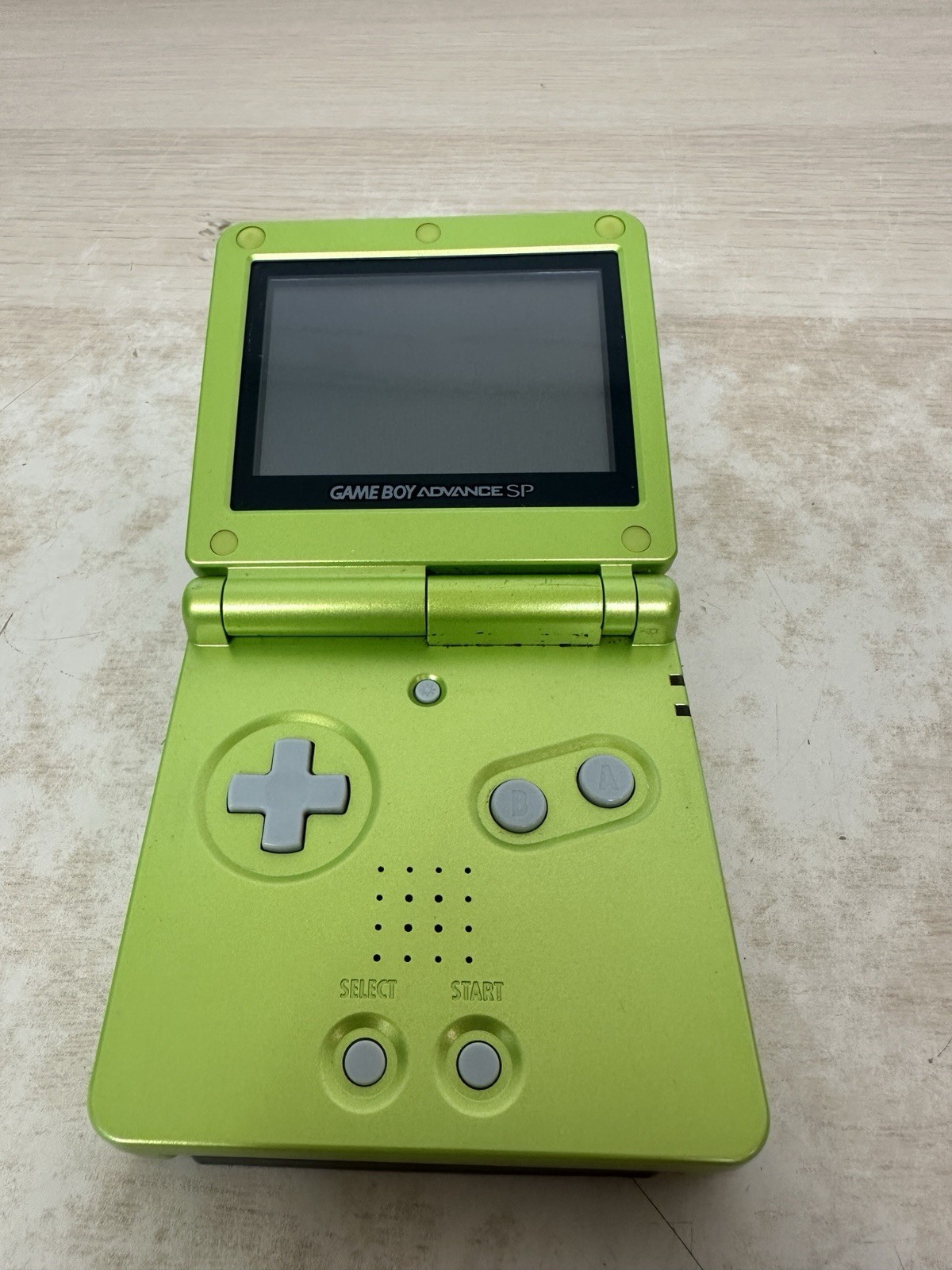 Nintendo Gameboy Advance SP Handheld System Console Lime Green (AGS-001) Tested