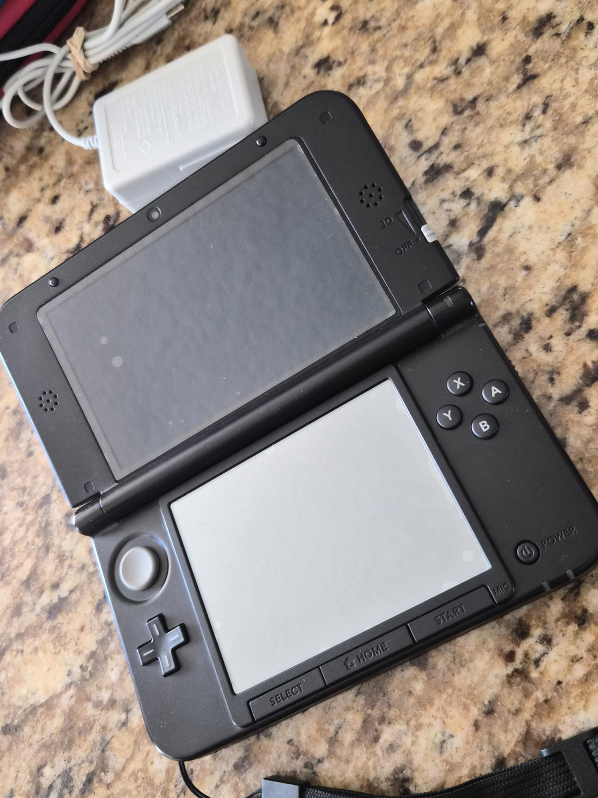 Nintendo 3DS XL Blue Black Handheld Console System SPR-001 Tested