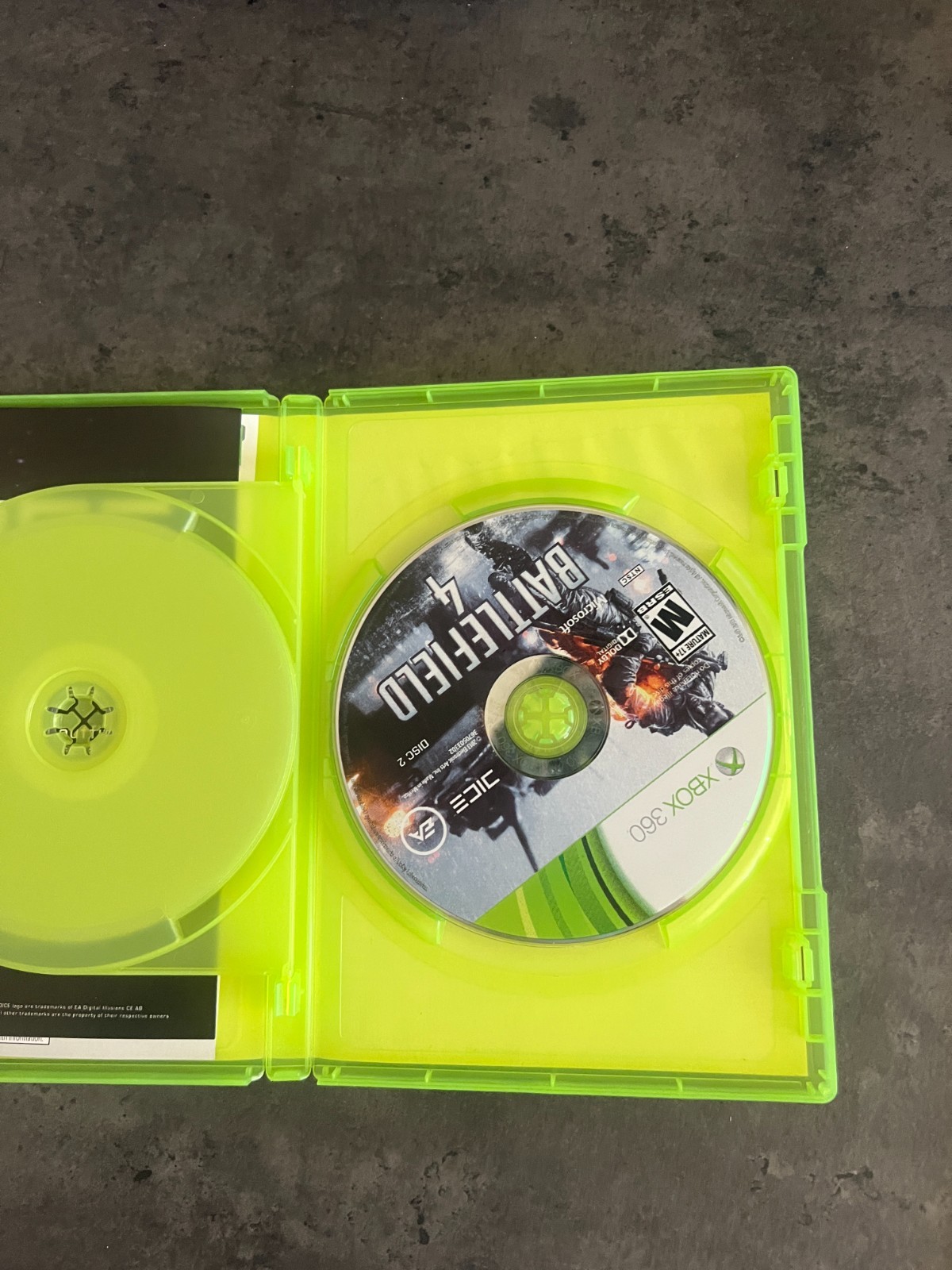 BOTH DISCS – Battlefield 4 for Xbox 360 w Case & Manual