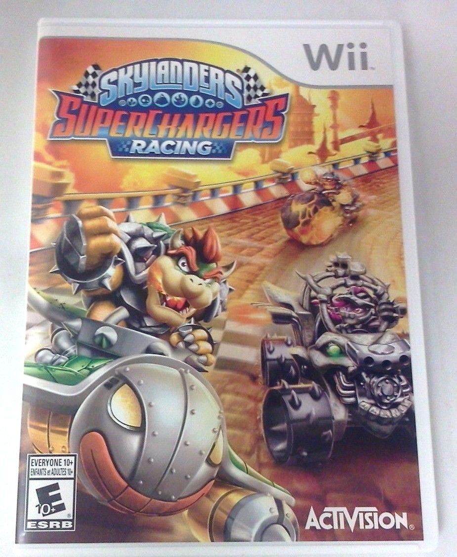 * Nintendo Wii Activision SuperChargers Racing Skylanders works in WiiU Wii U 👾