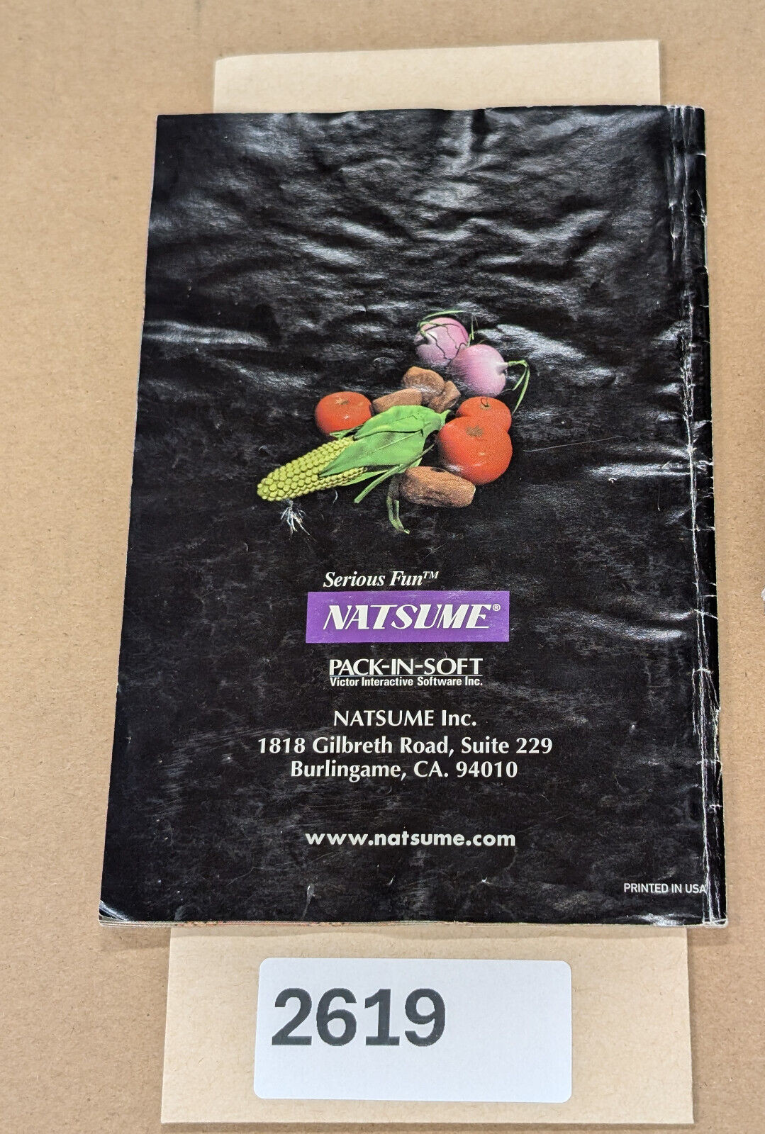 Harvest Moon 64 – N64 – Manual Only **NO GAME! *Water Damaged*