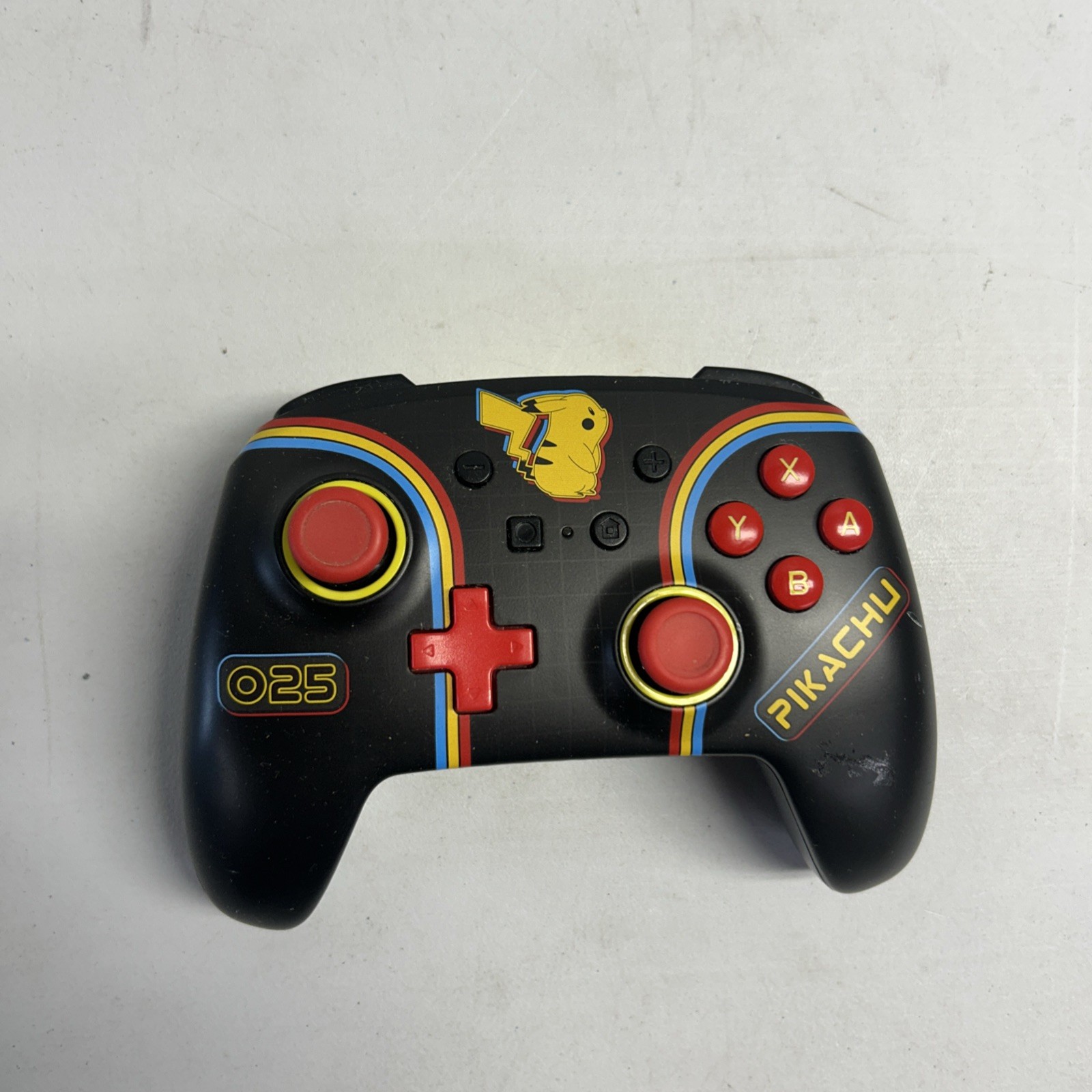 PowerA Pikachu 025 Wireless Controller Black Red Yellow for Nintendo Switch