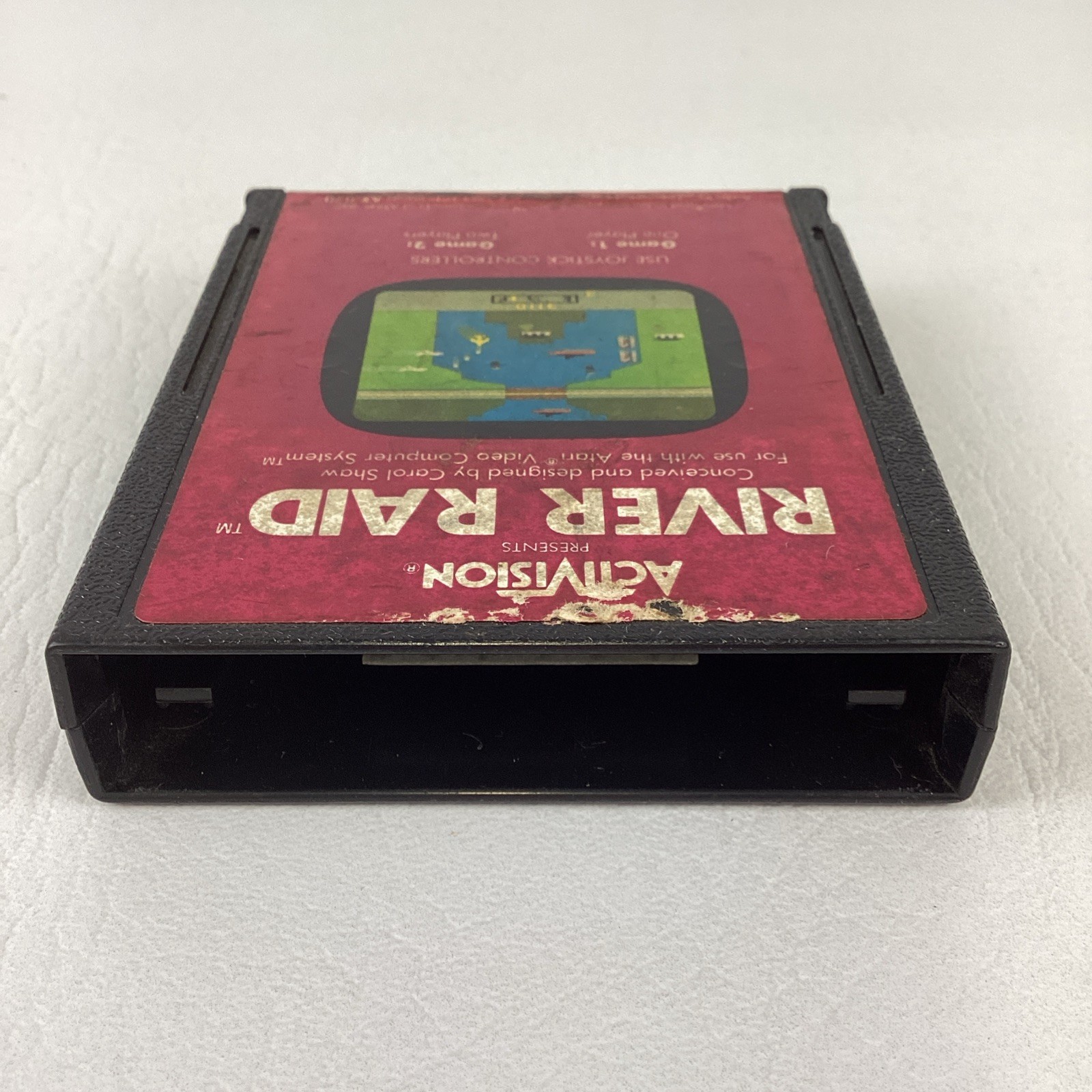Atari 2600 Activision River Raid Video Game Cartridge Vintage Retro 80s TESTED