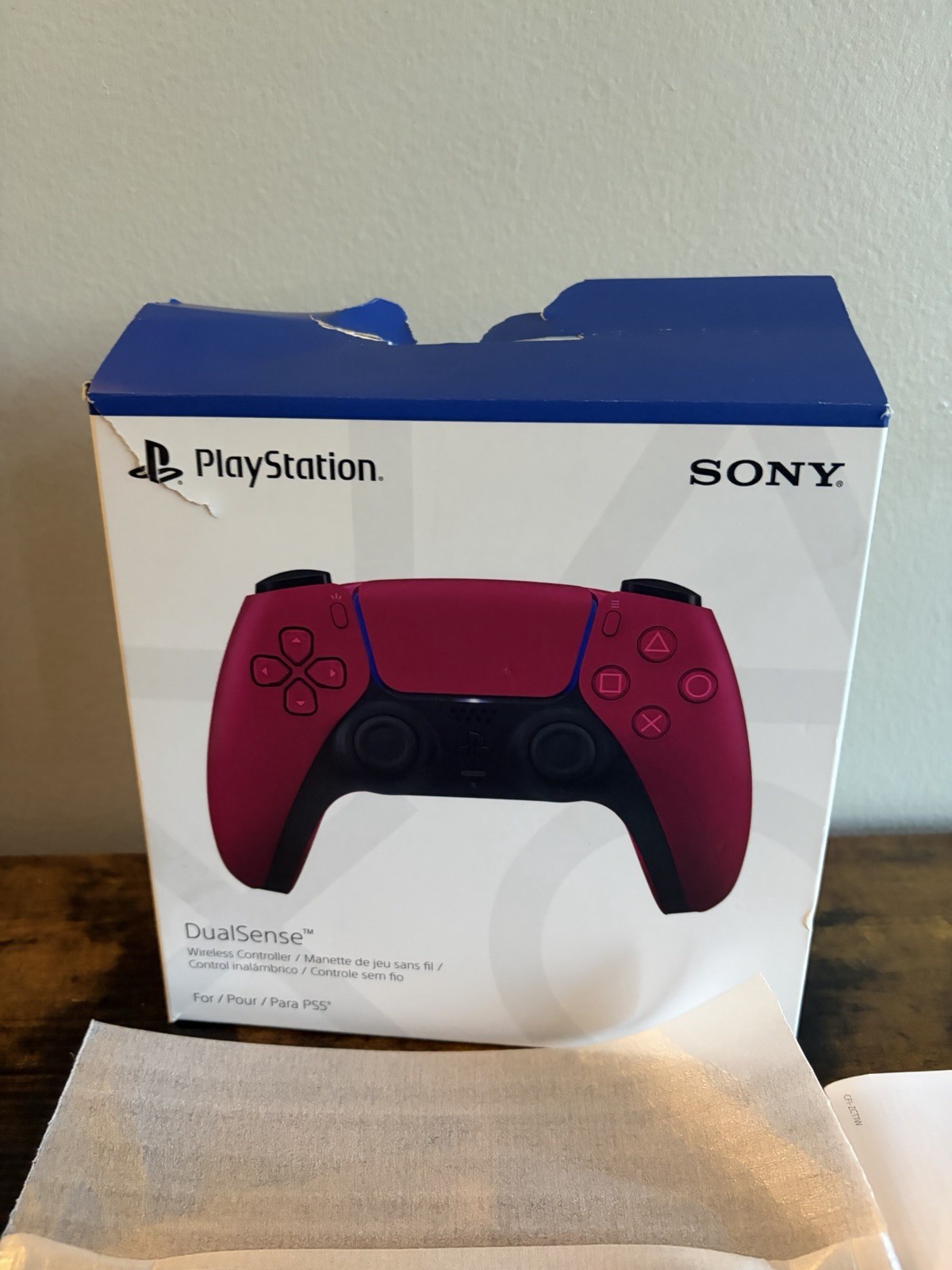 Sony PlayStation 5 PS5 DualSense Wireless Controller CFI-ZCT1W Cosmic Red