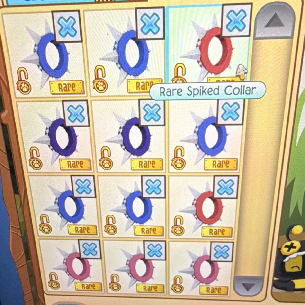 READ DESC Animal Jam Rare Spiked Collar In-Game Digital Item Trade PC Multip