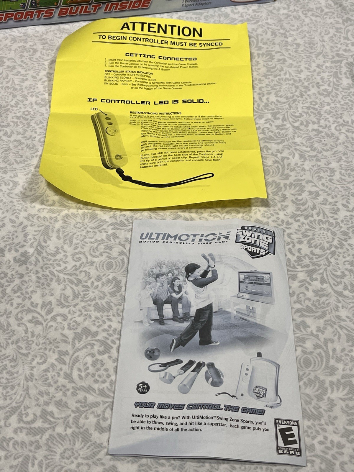 Jakks Pacific UltiMotion SWING ZONE SPORTS 5-Sport Video Game Wireless Motion