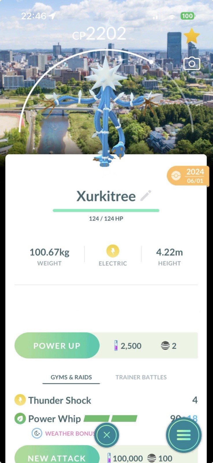 Pokemon Xurkitree Shiny Background Sendai, 20k Or 1M Stardust