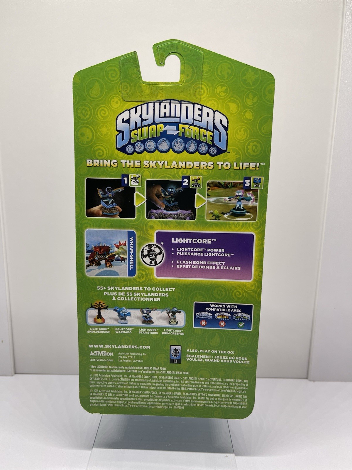 Skylanders Swap Force Lightcore Wham-Shell 💎 BNIFSB 👍