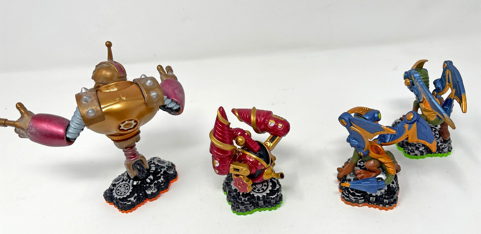 Skylanders Drobot Drill Sergeant Bouncer Lot Used