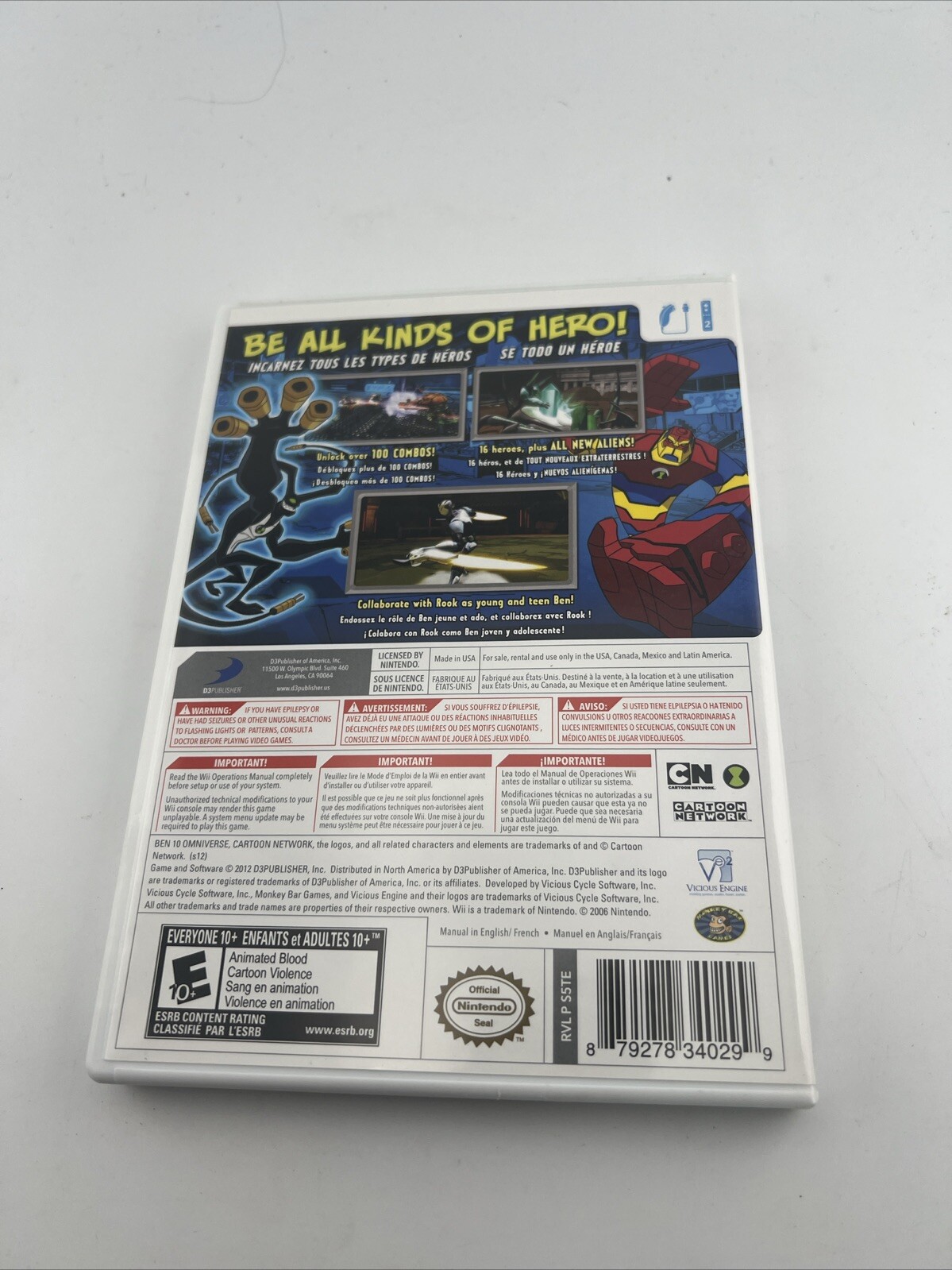 Ben 10: Omniverse (Nintendo Wii, 2012) Complete CIB – TESTED VG+ Condition