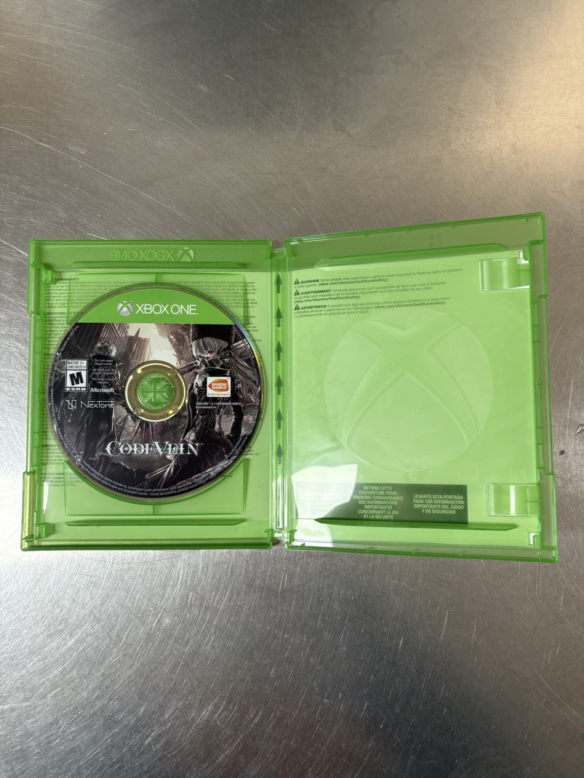 BANDAI NAMCO Code Vein Microsoft Xbox One NTSC-U/C M 2019 Xbox One X Enhanced
