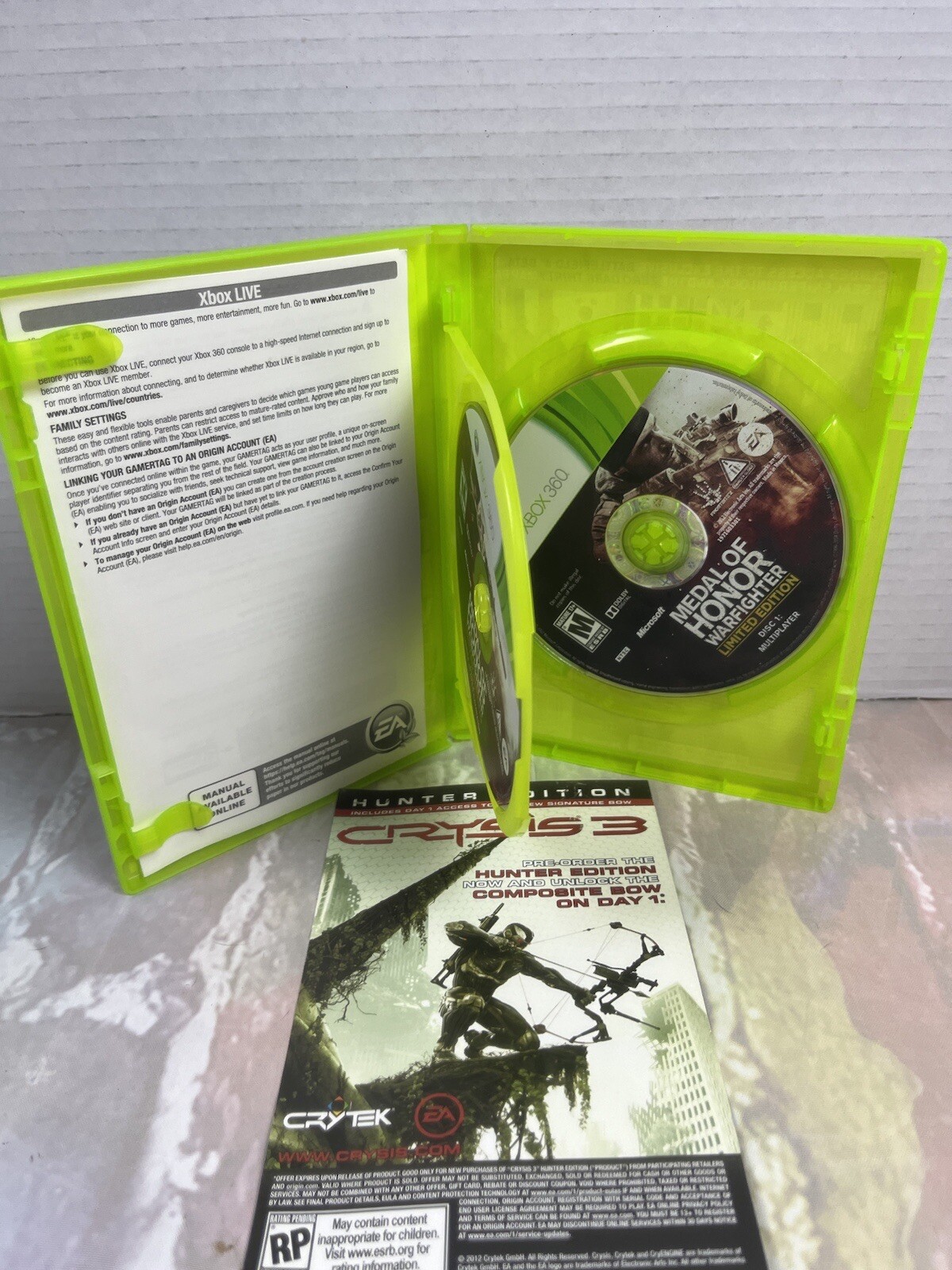 Medal of Honor: Warfighter — Limited Edition (Microsoft Xbox 360, 2012) Tested