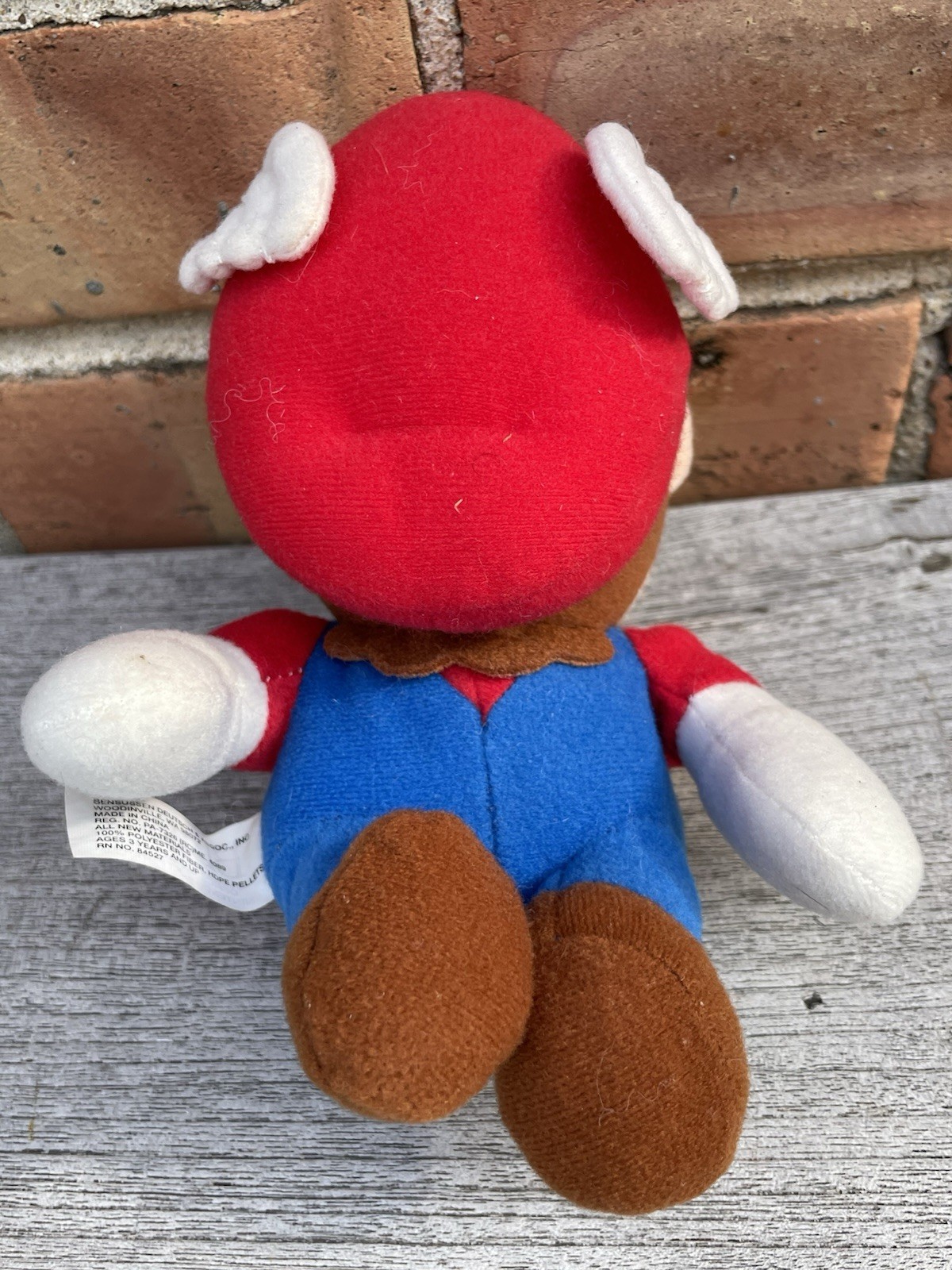 🔥 Vintage • Nintendo 64 Mario Wing Cap Plush Doll • BD&A