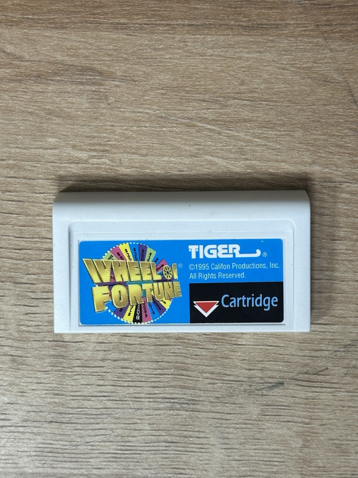 Wheel of Fortune Handheld Game Cartridge – Tiger Electronics 1995 – Cart Only