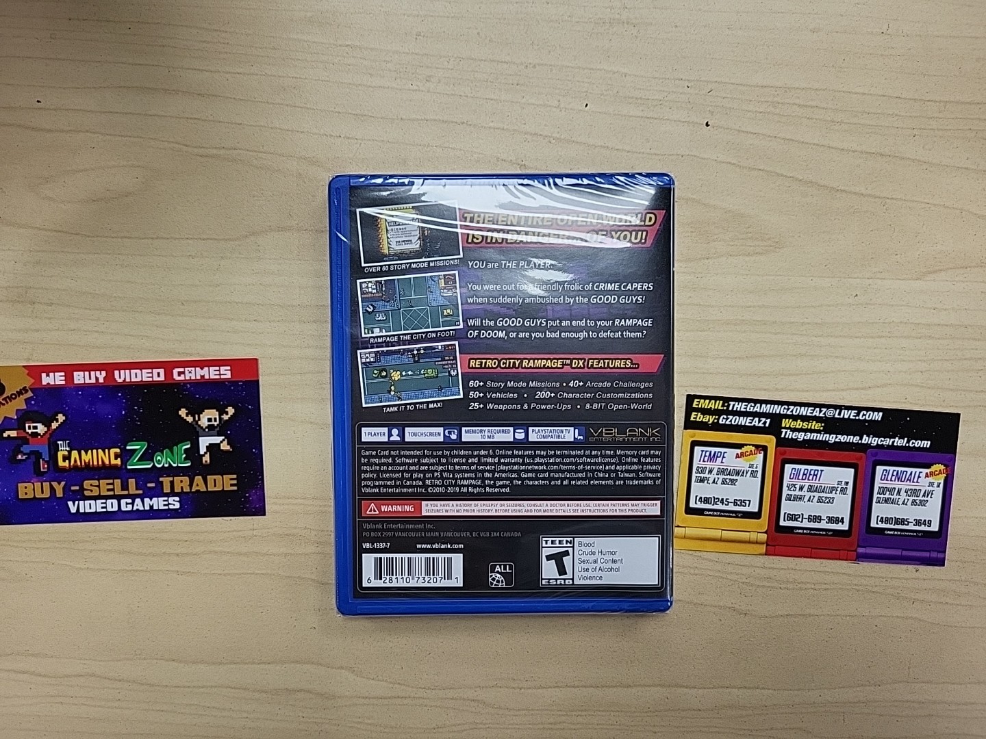Retro City Rampage DX PS Vita BRAND NEW