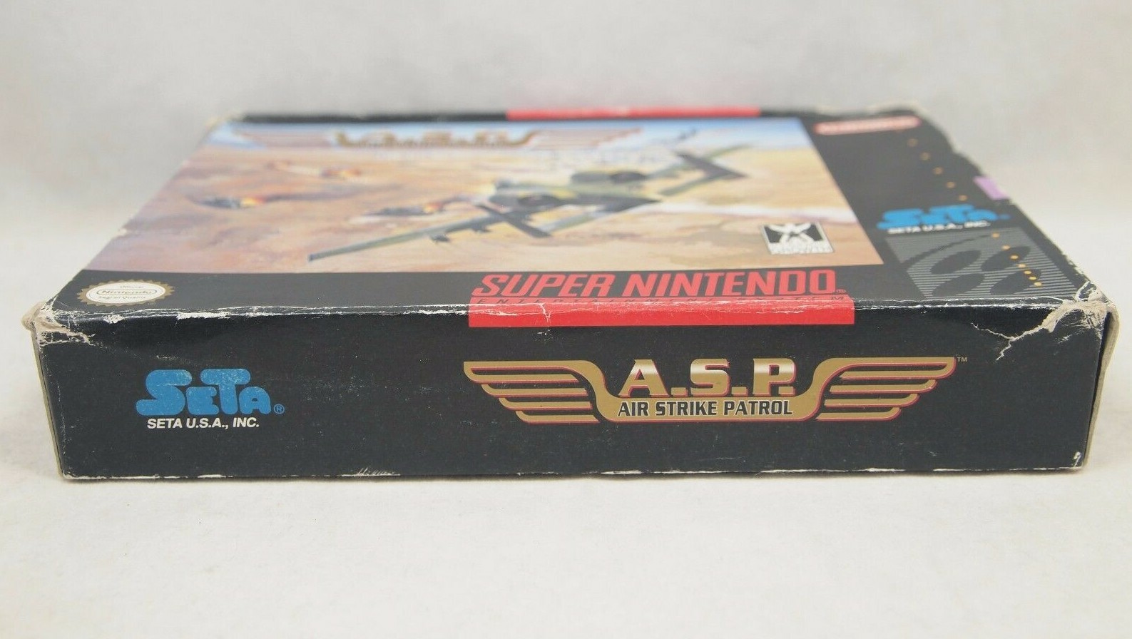 A.S.P. Air Strike Patrol (Super Nintendo | SNES) Authentic BOX ONLY