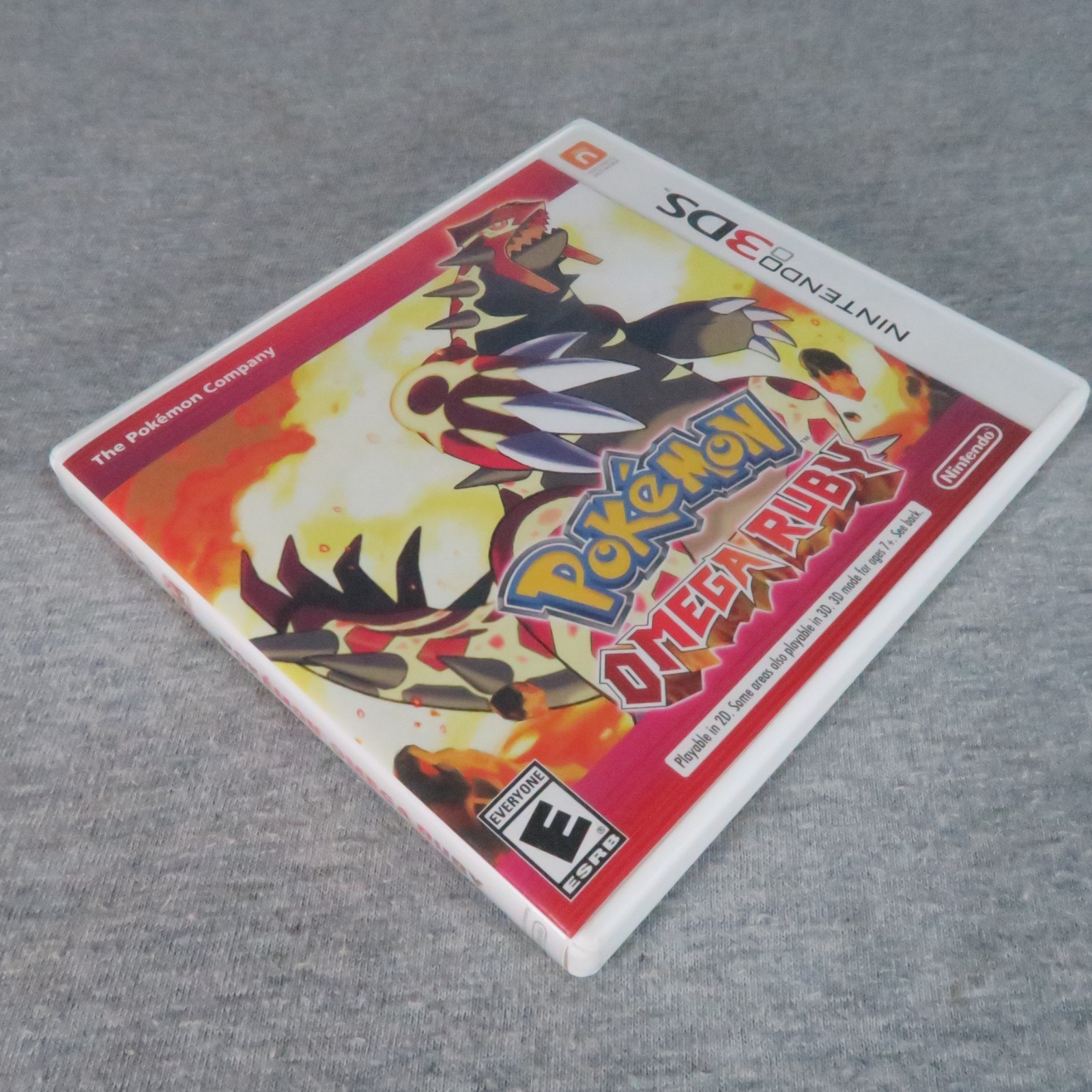 Nintendo 3DS Pokemon Omega Ruby Game Cartridge and Case