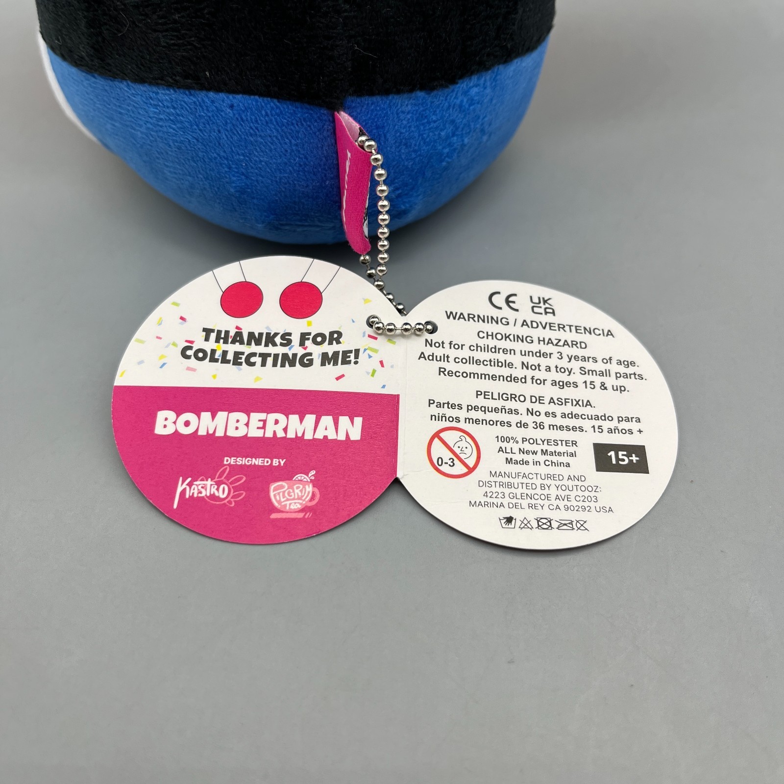 Bomberman 9″ Plush YouTooz Official Licensed Stuffed Toy Collectible – NEW!