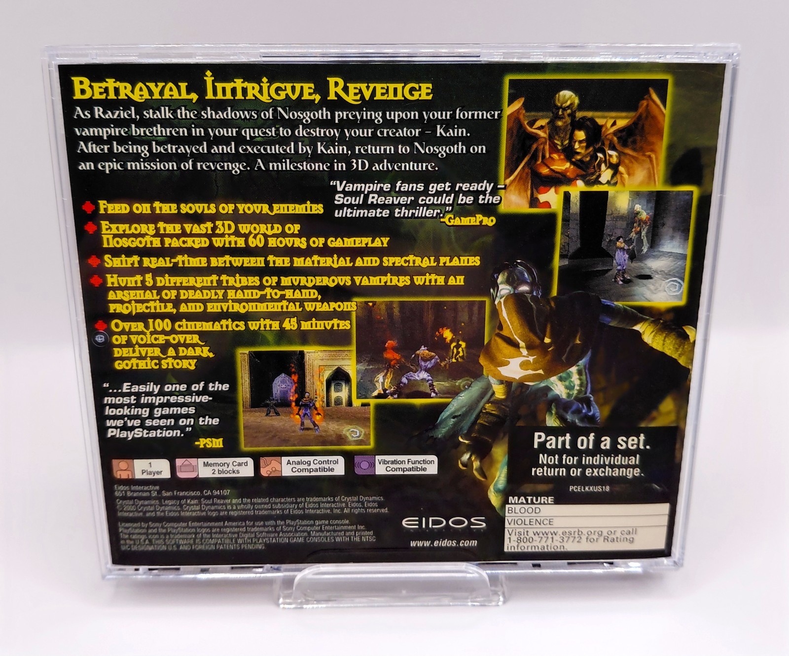 Eidos Collectors’ Edition (Sony PlayStation 1, 2002) – CIB