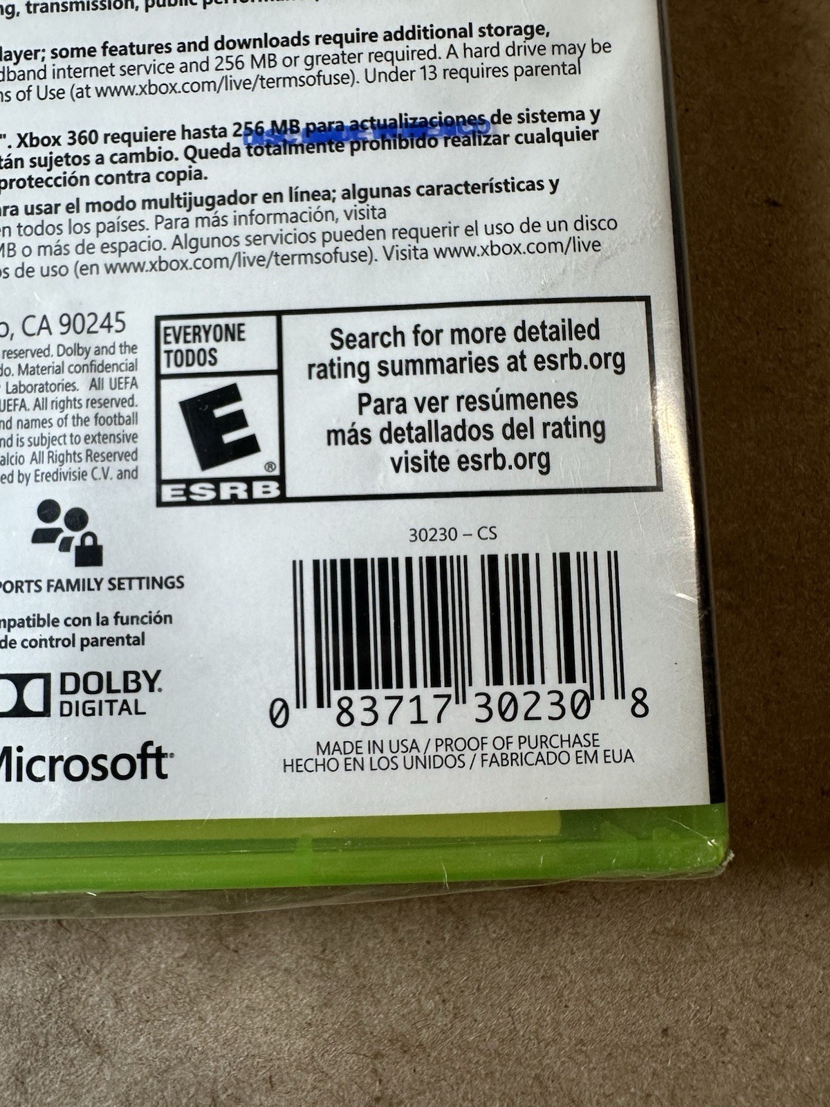 Pro Evolution Soccer 2018 Xbox 360 (Brand New Factory Sealed US Version) Xbox 36