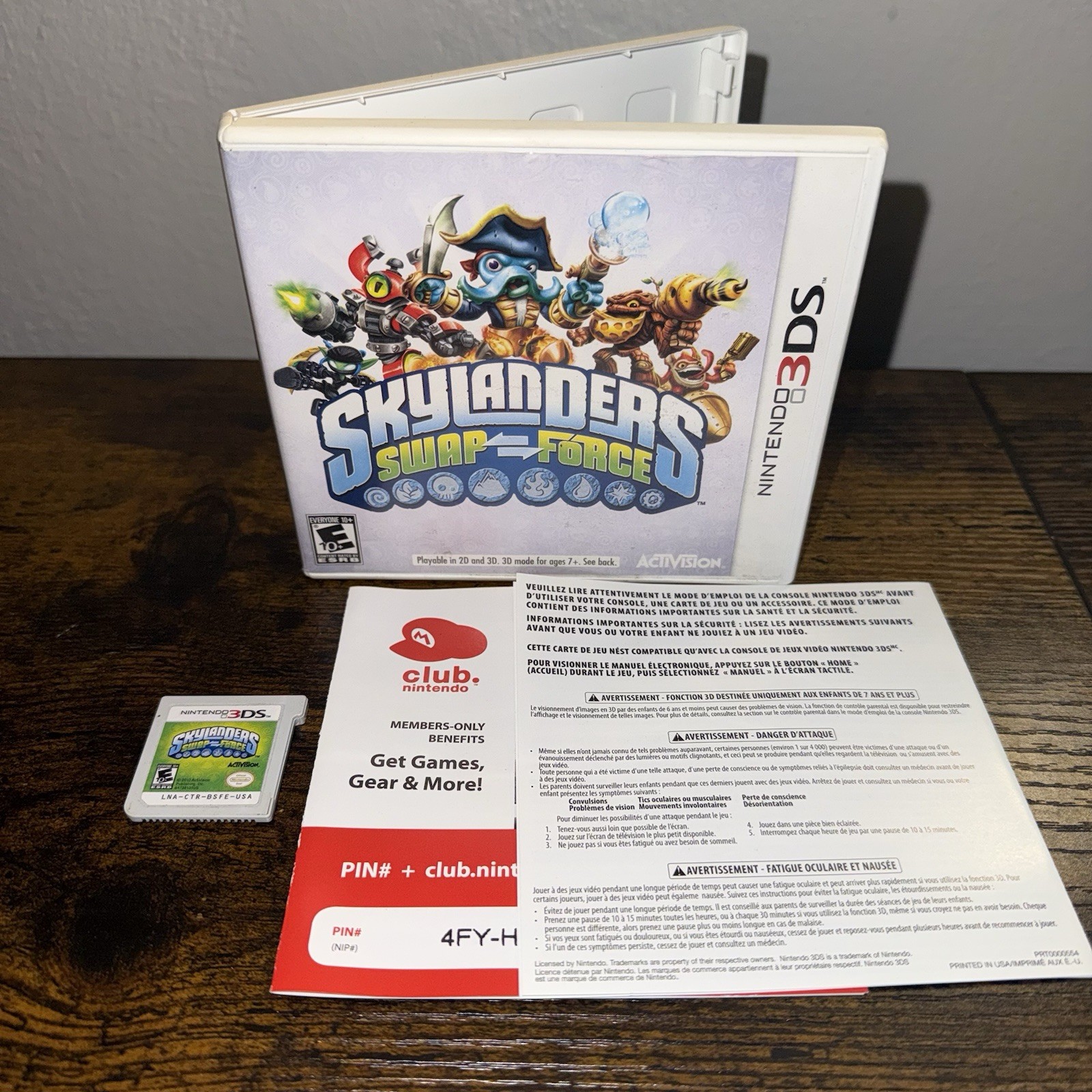 Skylanders: Swap Force – Nintendo 3DS Complete in Box CIB Working/Tested